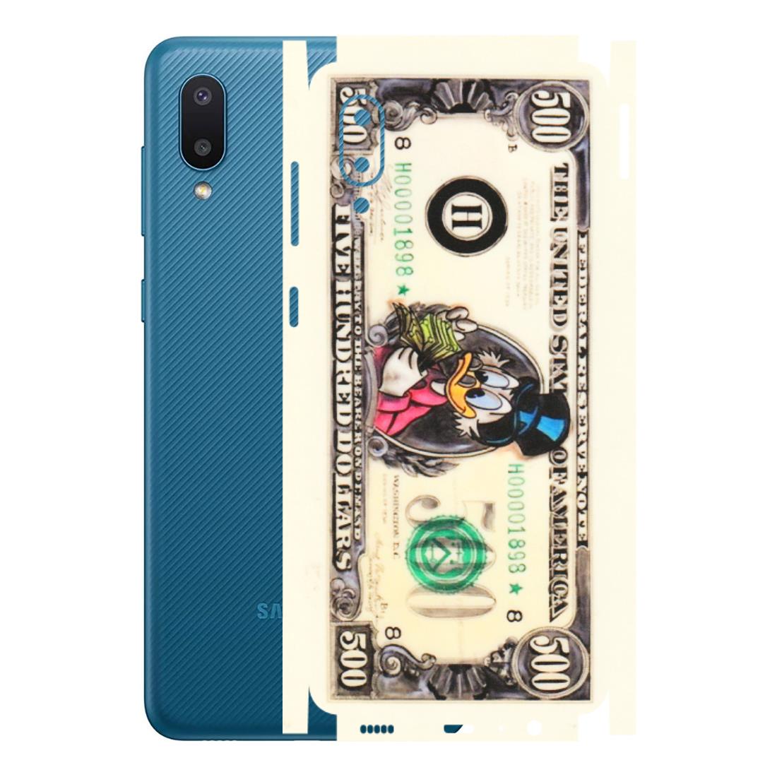 Samsung M/F/Note/Flip and C Phone Skins (All Models) - Five Hundred Dollar Duck - Transparent Finish (T-15) Samsung Galaxy M02