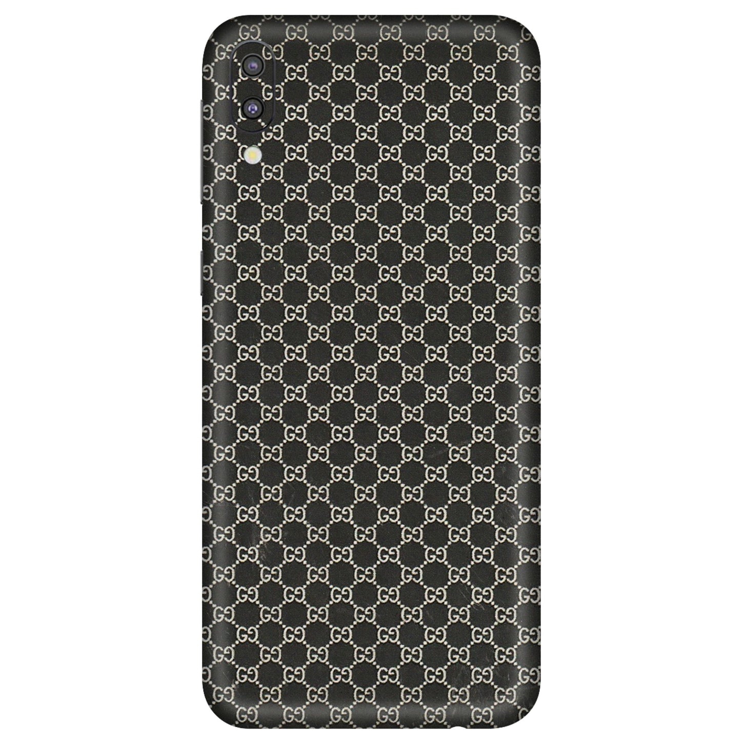 Samsung M/F/Note/Flip and C Phone Skins (All Models) - Black G Print - 3D Embossed Finish (L-109) Samsung Galaxy M10