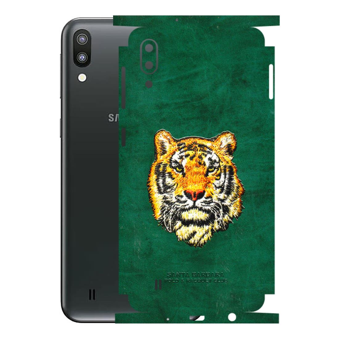 Samsung M/F/Note/Flip and C Phone Skins (All Models) - Leather Feel Tiger - 3D Embossed Finish (L-111) Samsung Galaxy M10