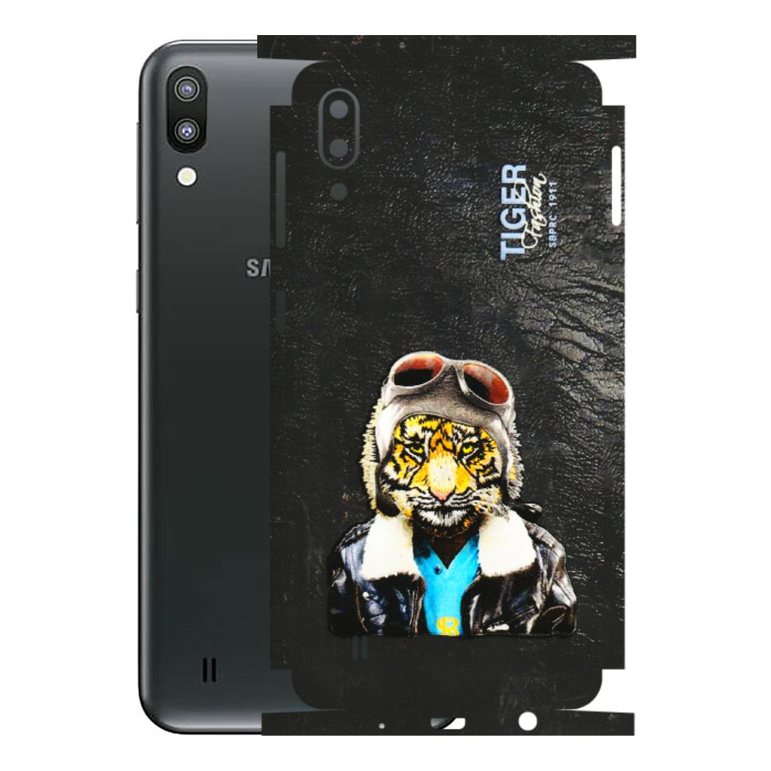 Samsung M/F/Note/Flip and C Phone Skins (All Models) - Rider Tiger - 3D Embossed Finish (L-113) Samsung Galaxy M10
