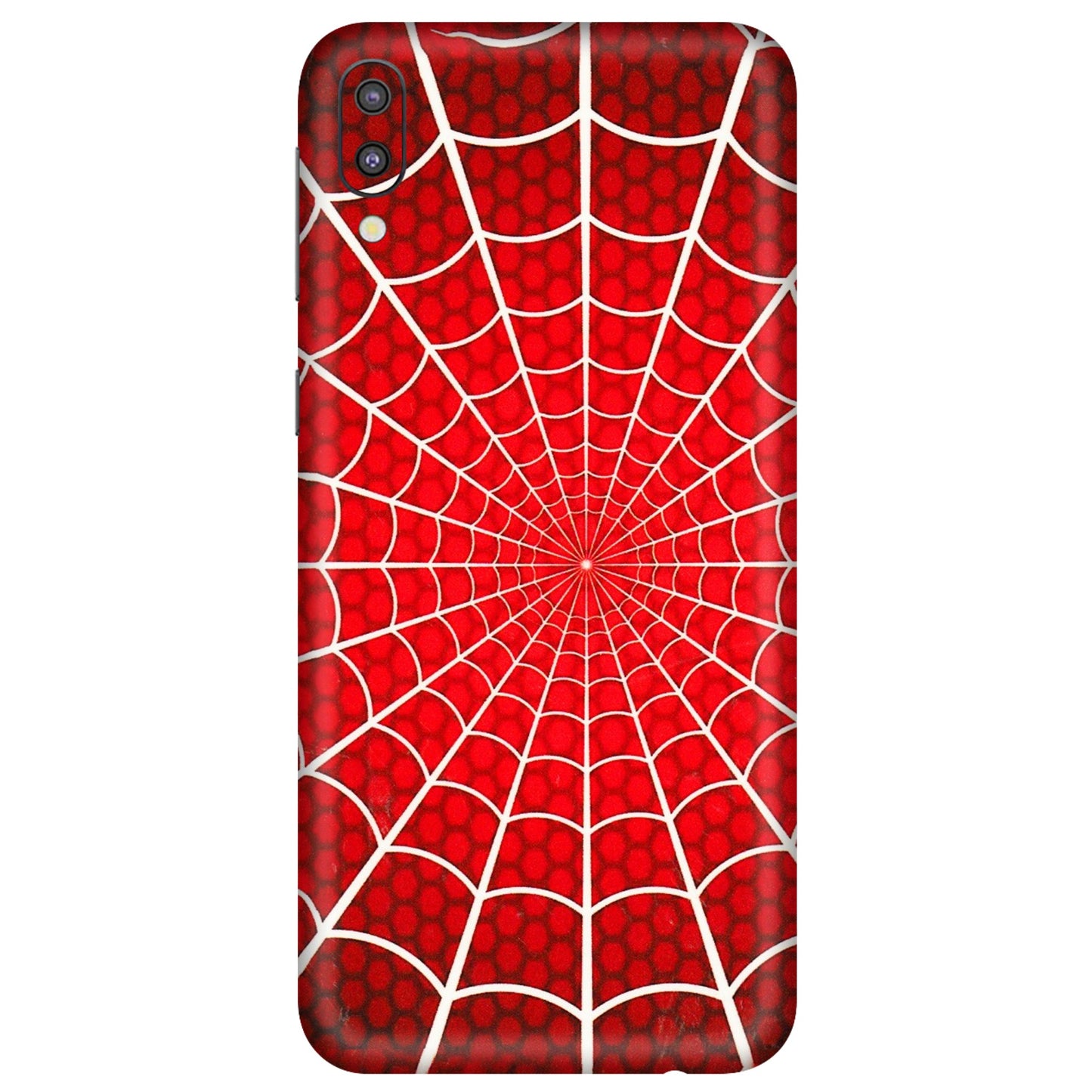 Samsung M/F/Note/Flip and C Phone Skins (All Models) - Classic Spidey Web - 3D Embossed Finish (L-115) Samsung Galaxy M10