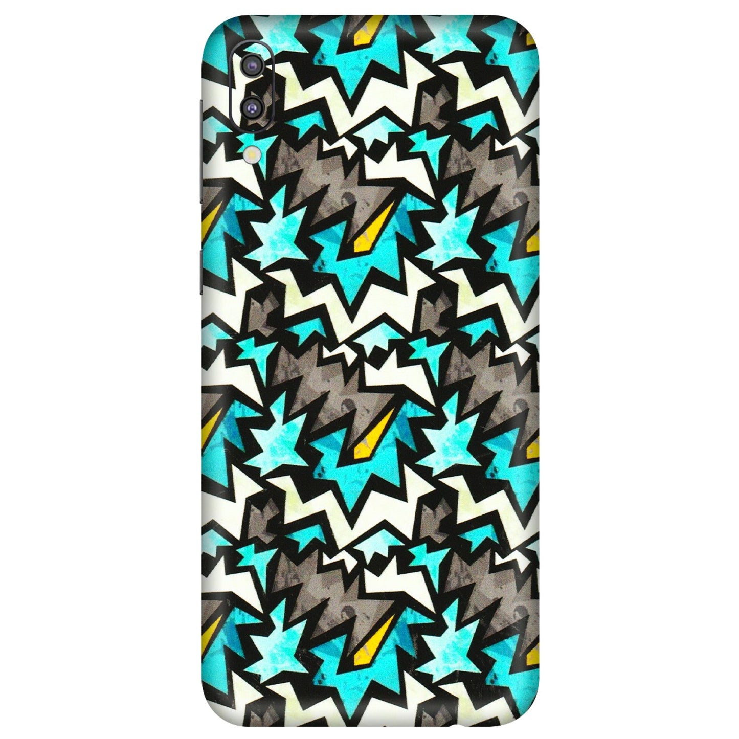 Samsung M/F/Note/Flip and C Phone Skins (All Models) - Funky Zig Zag - 3D Embossed Finish (L-223) Samsung Galaxy M10