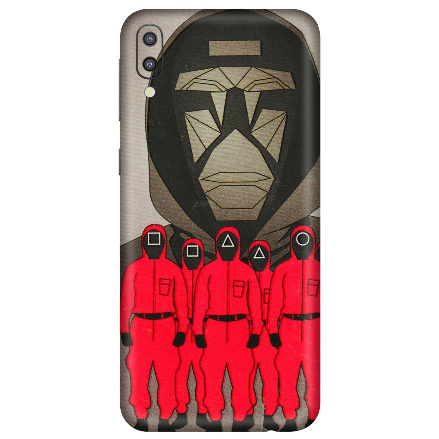 Samsung M/F/Note/Flip and C Phone Skins (All Models) - Squid Game Hero - 3D Embossed Finish (L-245) Samsung Galaxy M10