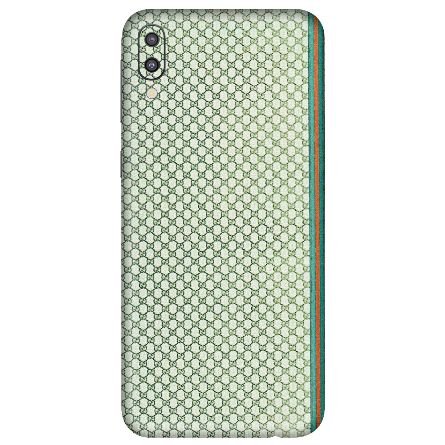 Samsung M/F/Note/Flip and C Phone Skins (All Models) - Gucci Fabric Pattern - 3D Embossed Finish (L-73) Samsung Galaxy M10