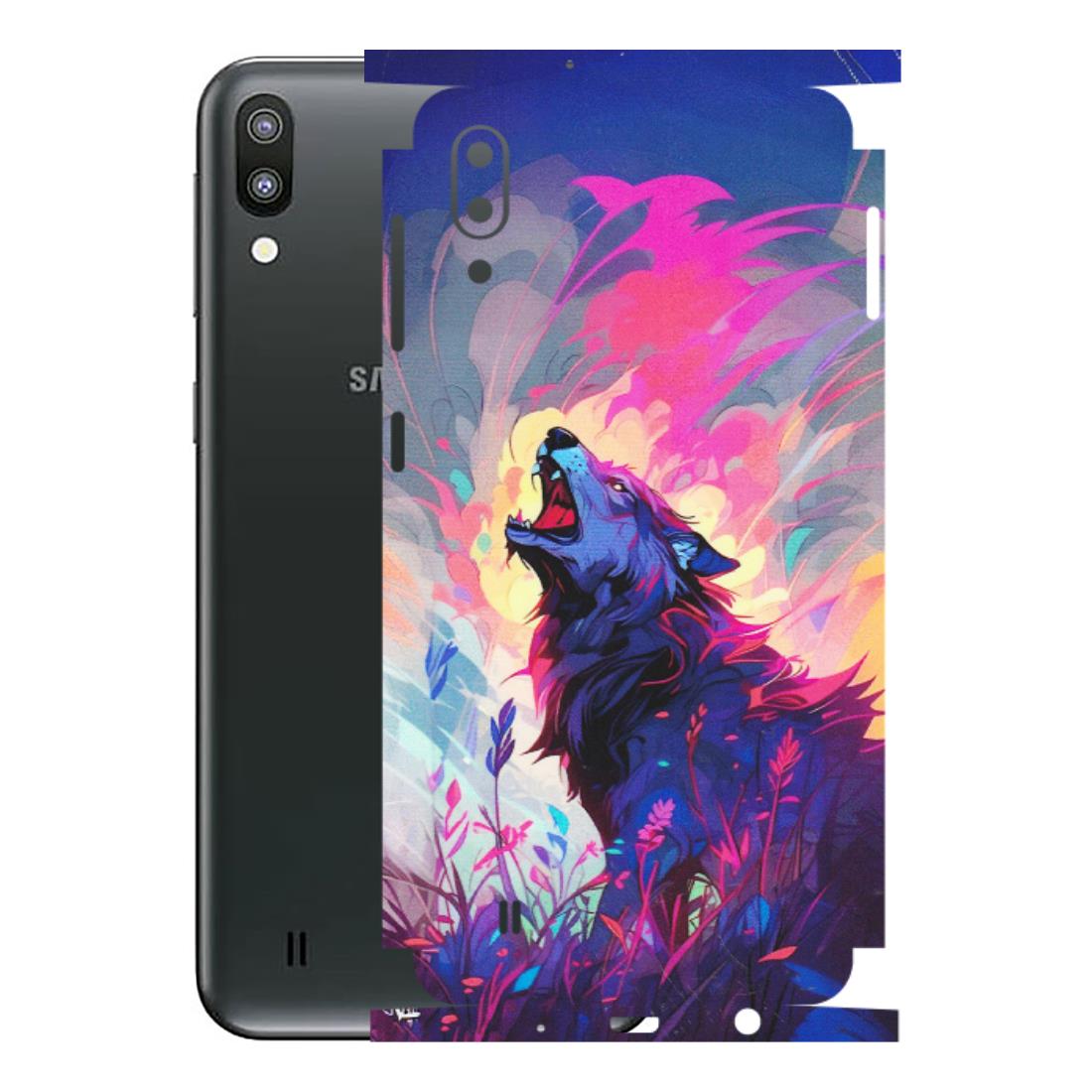 Samsung M/F/Note/Flip and C Phone Skins (All Models) - New Wild Wolf Abstract - Matte Finish (M-125) Samsung Galaxy M10