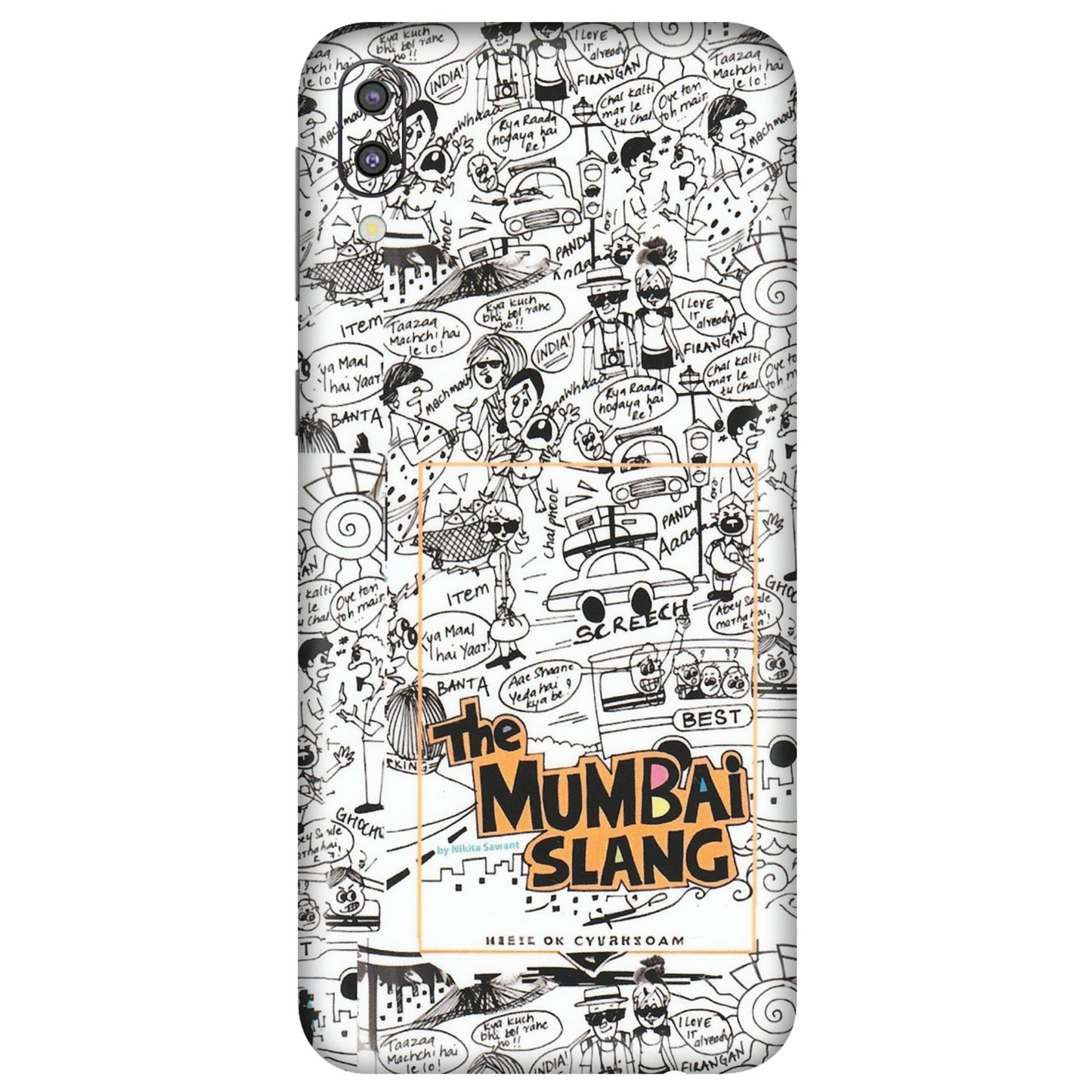 Samsung M/F/Note/Flip and C Phone Skins (All Models) - The Mumbai Slang - Matte Finish (M-142) Samsung Galaxy M10