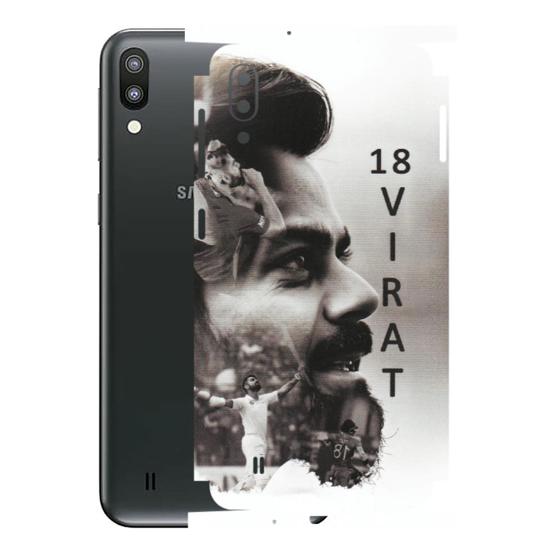 Samsung M/F/Note/Flip and C Phone Skins (All Models) - Virat Kohli Cricketer - Matte Finish (M-163) Samsung Galaxy M10