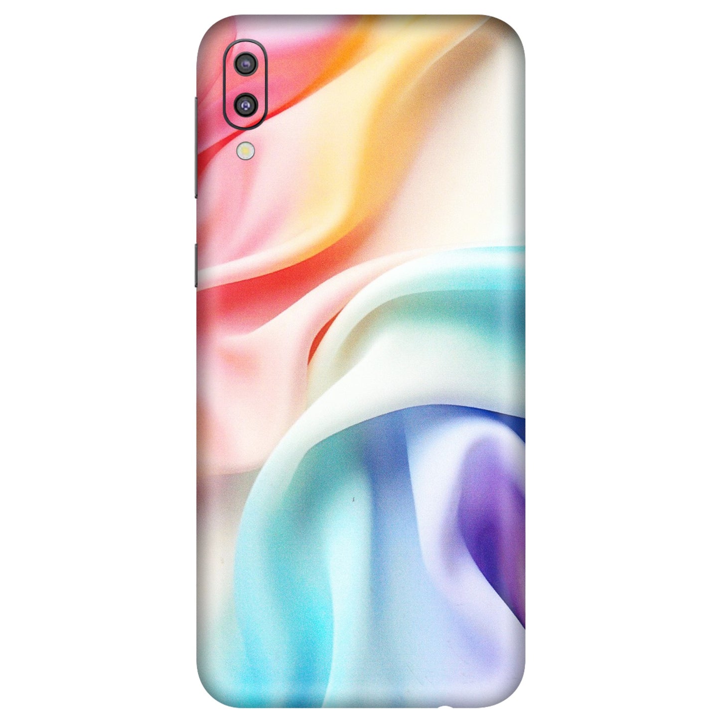 Samsung M/F/Note/Flip and C Phone Skins (All Models) - Colourful Silk Cloth - Matte Finish (M-165) Samsung Galaxy M10