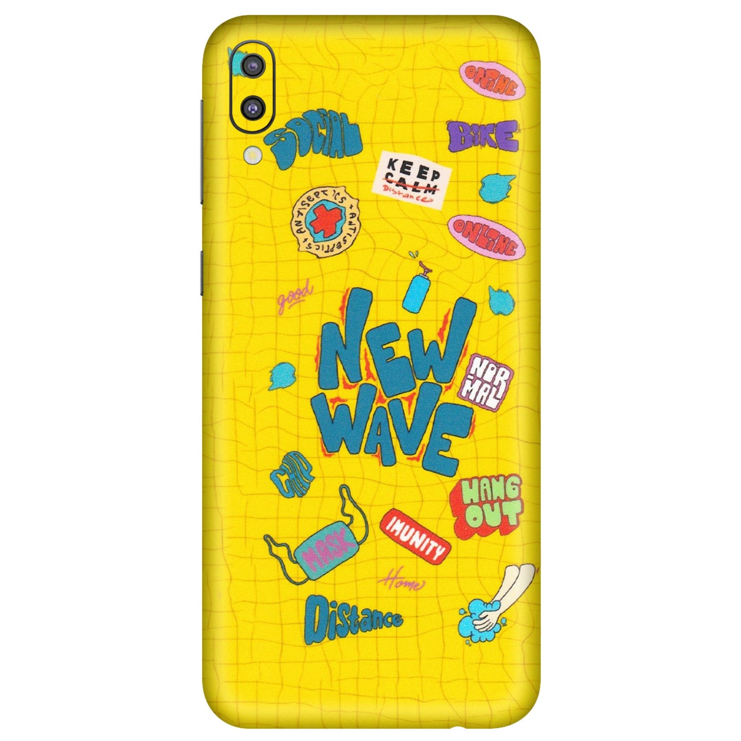 Samsung M/F/Note/Flip and C Phone Skins (All Models) - New Wave Life - Matte Finish (M-17) Samsung Galaxy M10