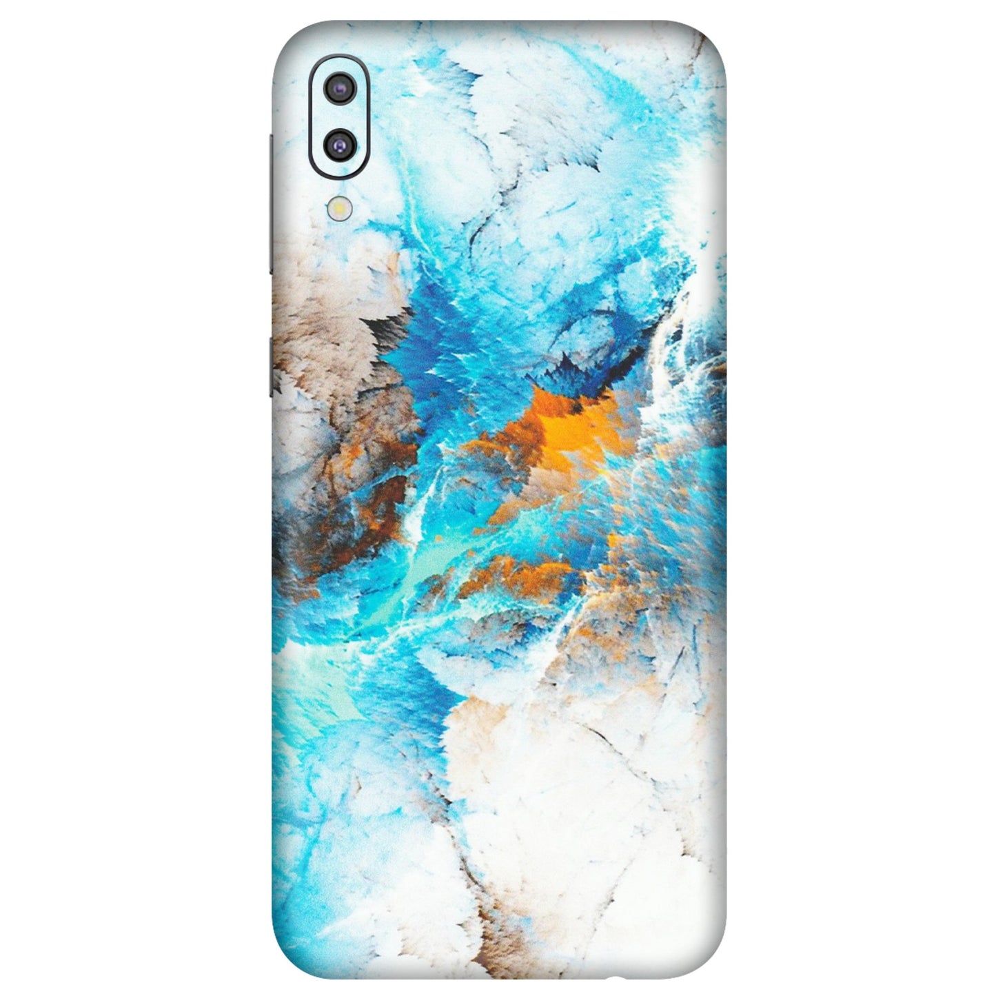 Samsung M/F/Note/Flip and C Phone Skins (All Models) - Blue Waves Abstract - Matte Finish (M-19) Samsung Galaxy M10