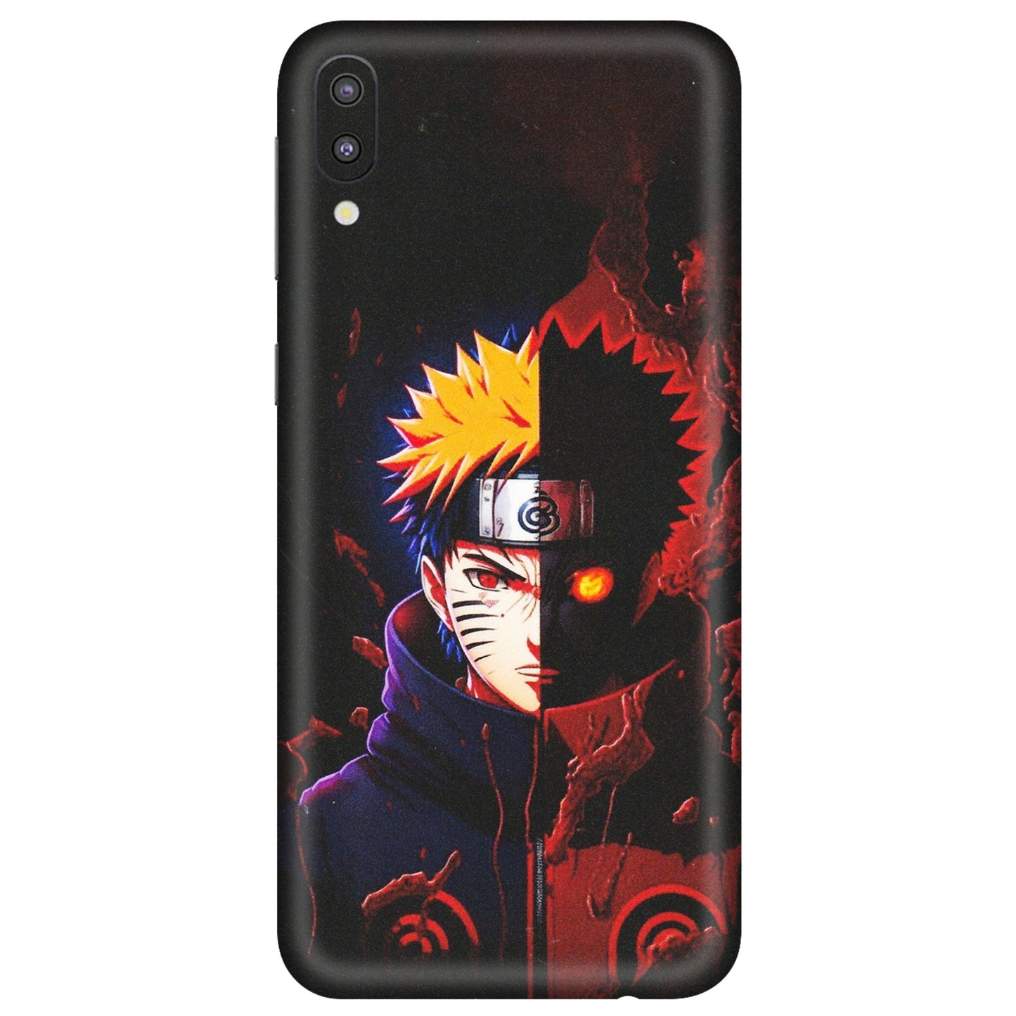 Samsung M/F/Note/Flip and C Phone Skins (All Models) - Naruto X Evil - Matte Finish (M-70) Samsung Galaxy M10