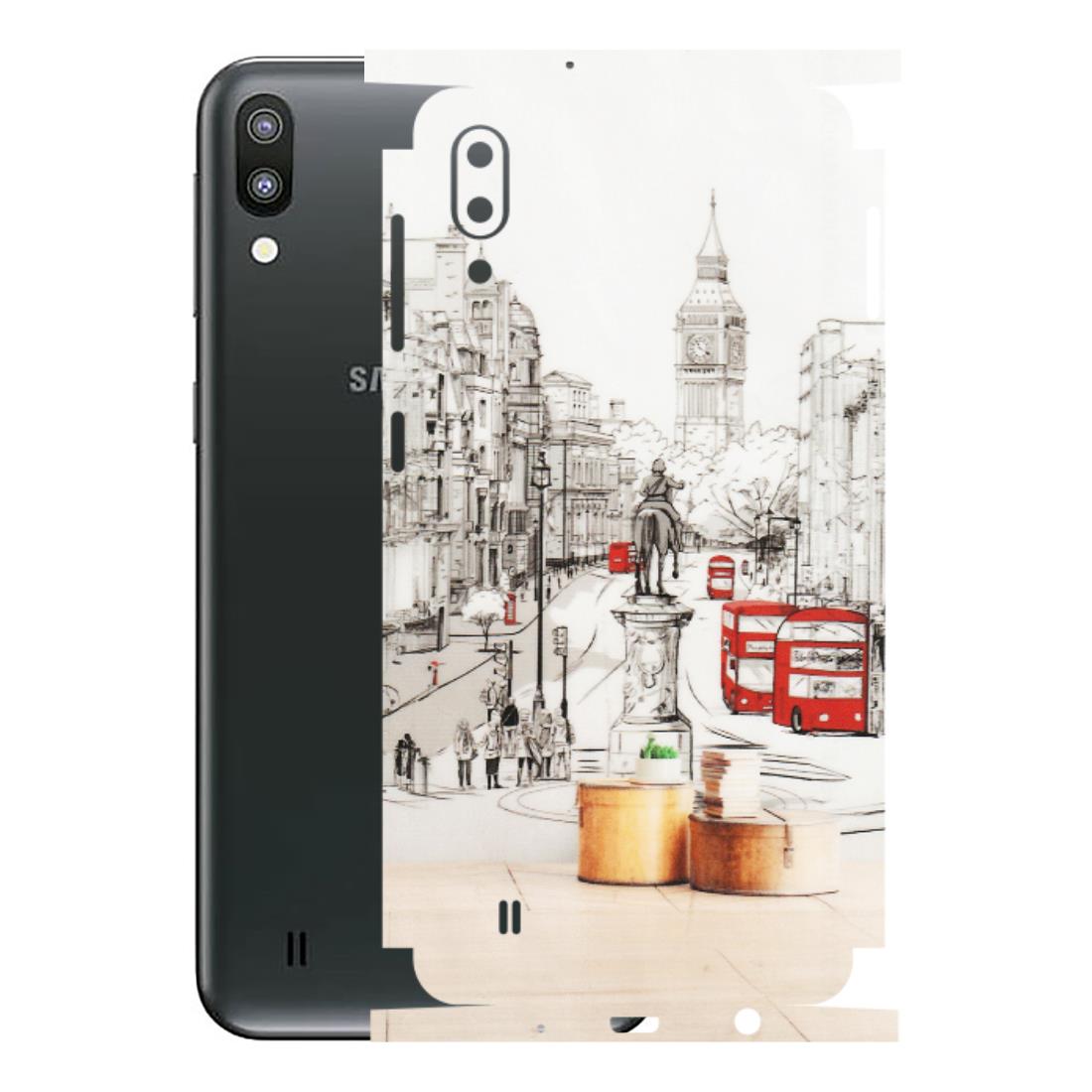 Samsung M/F/Note/Flip and C Phone Skins (All Models) - London Street - Transparent Finish (T-02) Samsung Galaxy M10