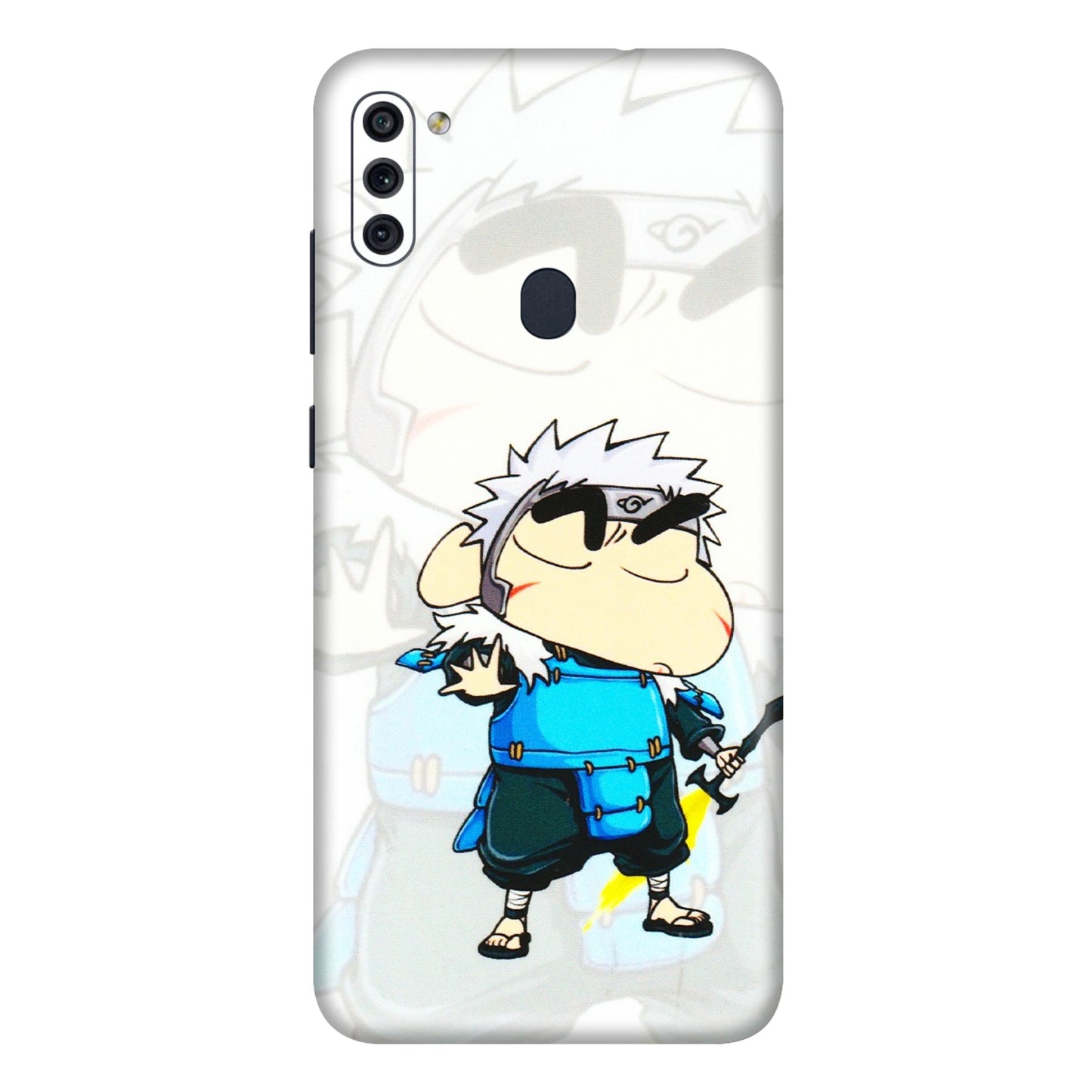 Samsung M/F/Note/Flip and C Phone Skins (All Models) - Angry Young Shinchan - 3D Embossed Finish (L-226) Samsung Galaxy M11