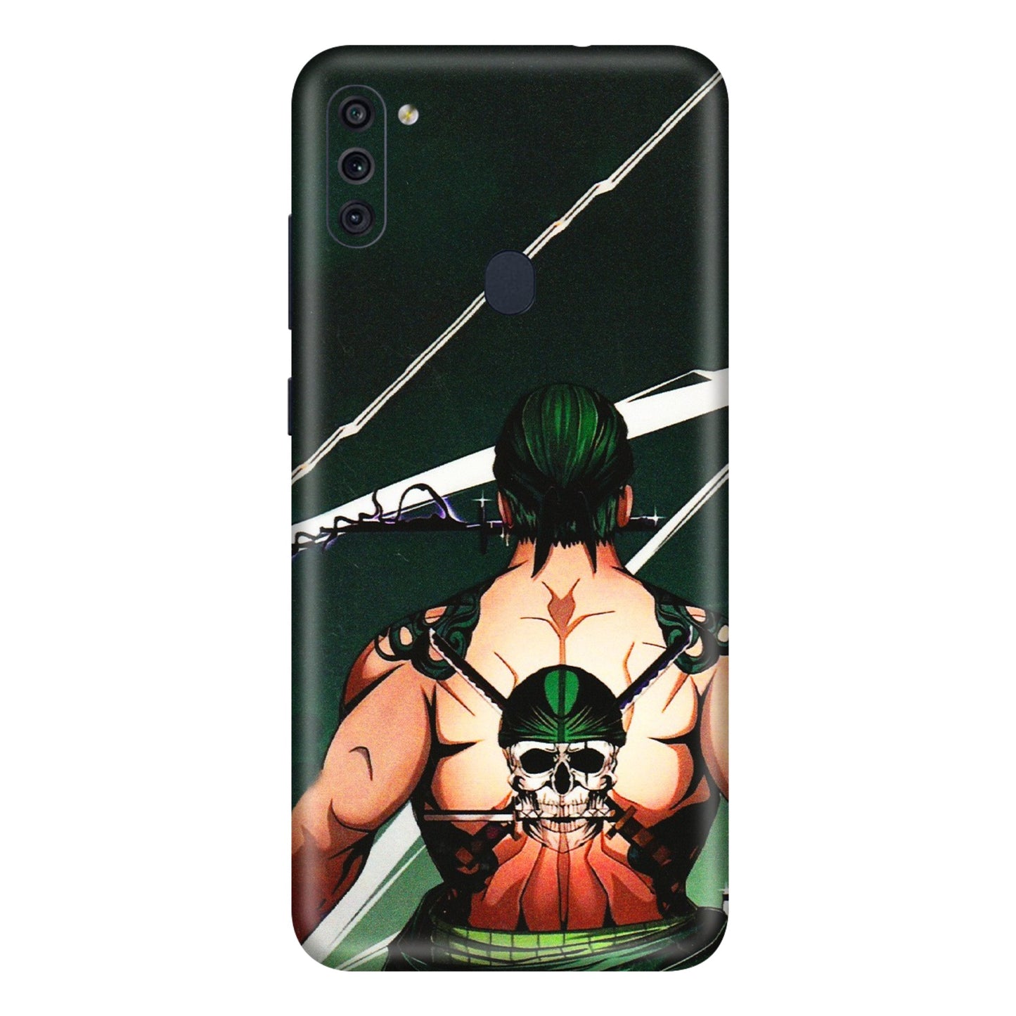 Samsung M/F/Note/Flip and C Phone Skins (All Models) - Zoro Anime - 3D Embossed Finish (L-23) Samsung Galaxy M11