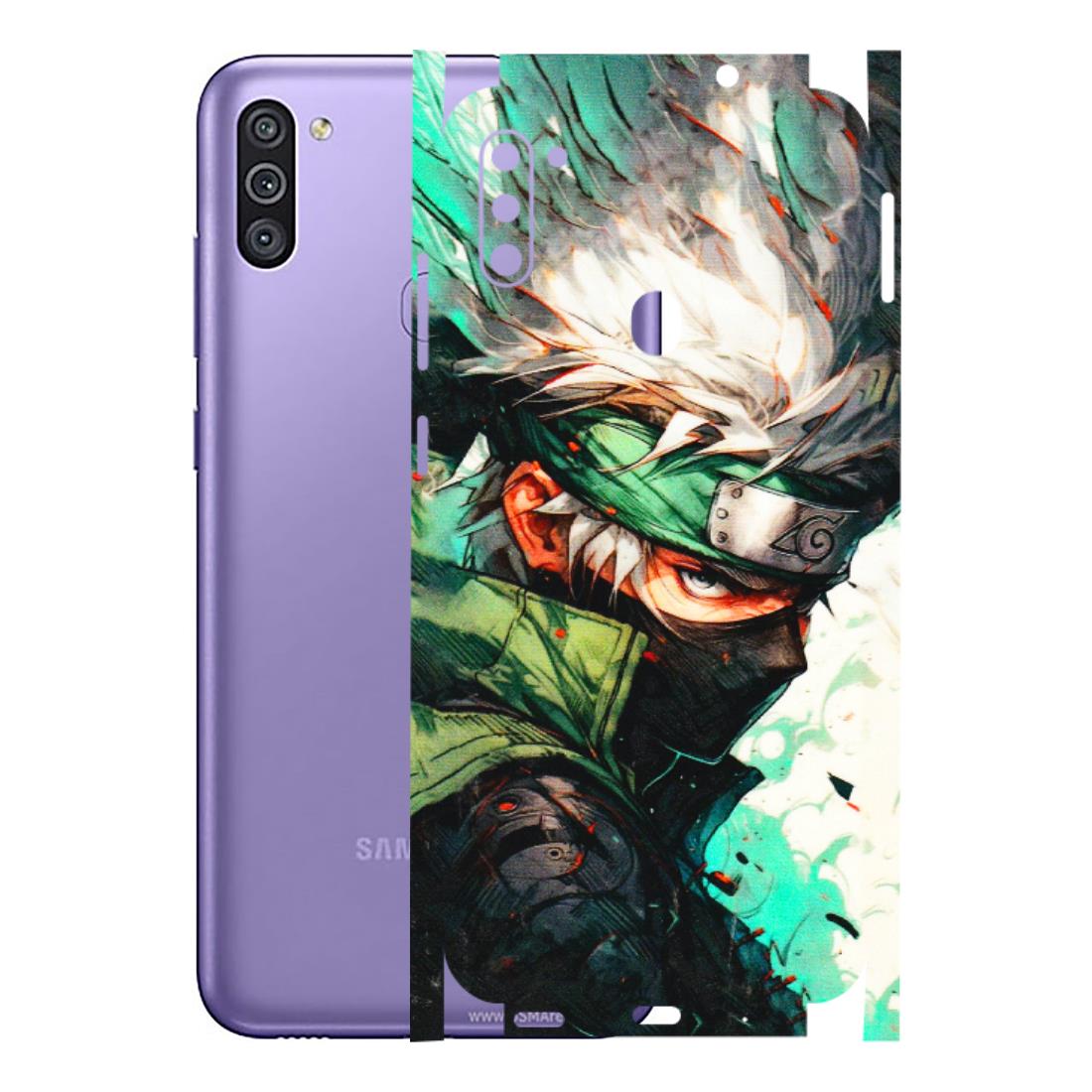 Samsung M/F/Note/Flip and C Phone Skins (All Models) - Kakashi Side Profile - 3D Embossed Finish (L-249) Samsung Galaxy M11