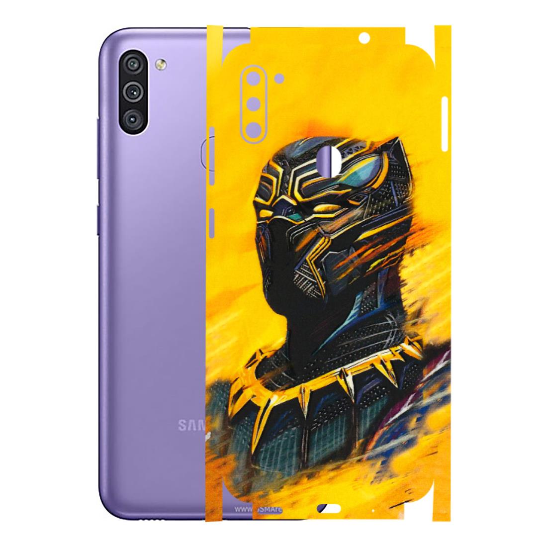 Samsung M/F/Note/Flip and C Phone Skins (All Models) - Yellow Panther - 3D Embossed Finish (L-54) Samsung Galaxy M11
