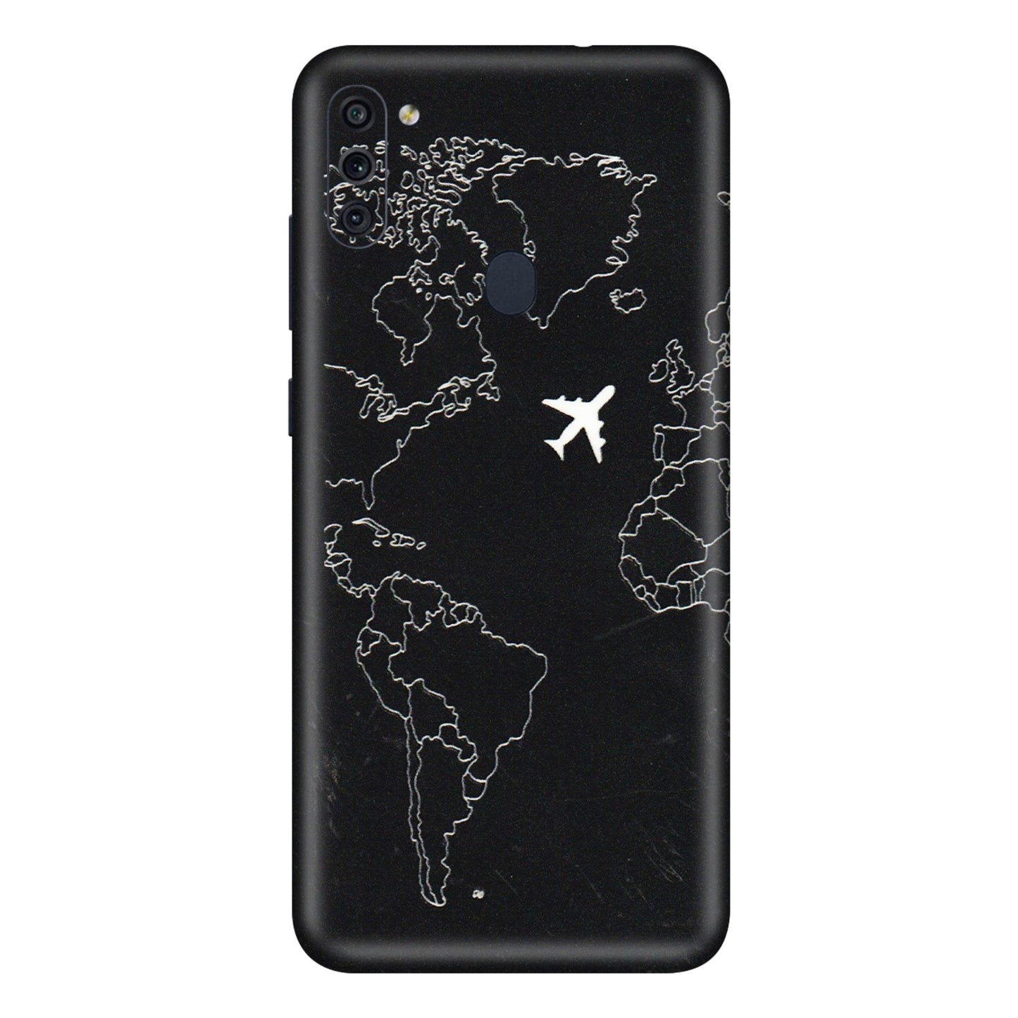 Samsung M/F/Note/Flip and C Phone Skins (All Models) - Never Ending Travel - 3D Embossed Finish (L-79) Samsung Galaxy M11