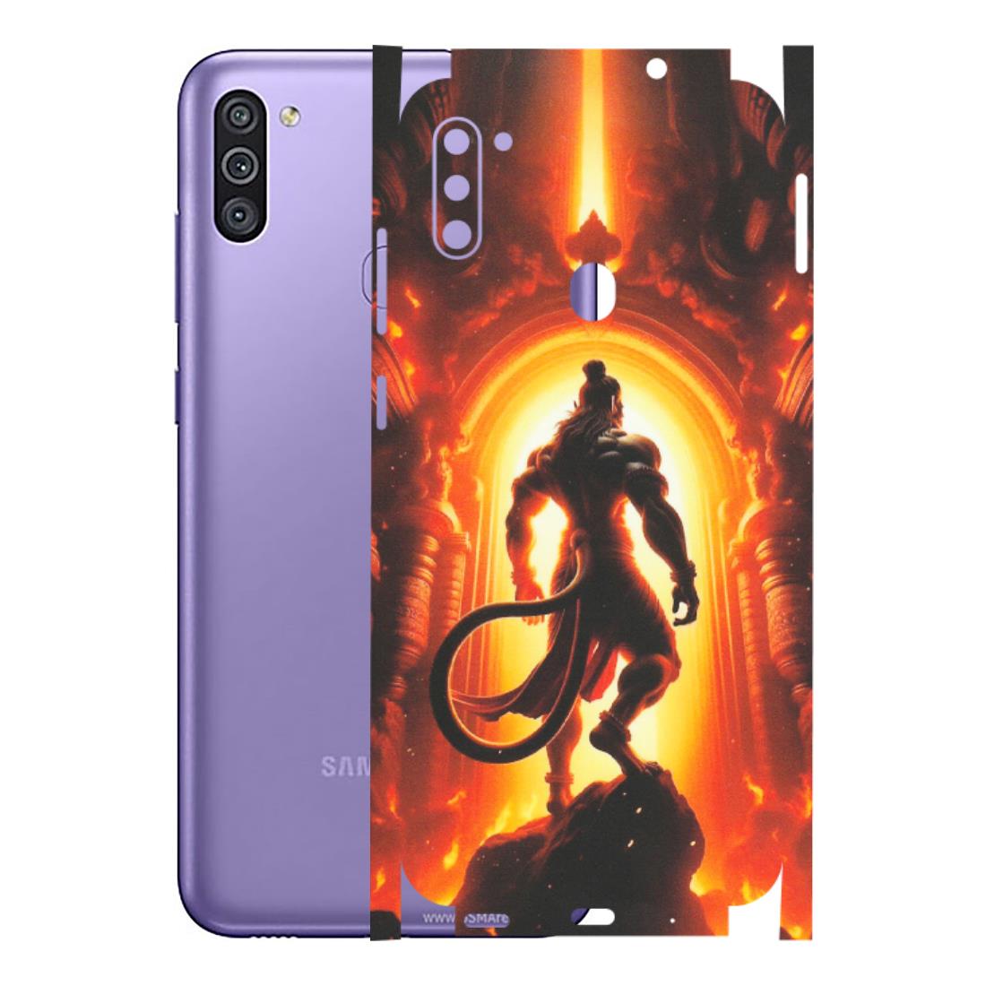 Samsung M/F/Note/Flip and C Phone Skins (All Models) - HanumanJi - Matte Finish (M-06) Samsung Galaxy M11