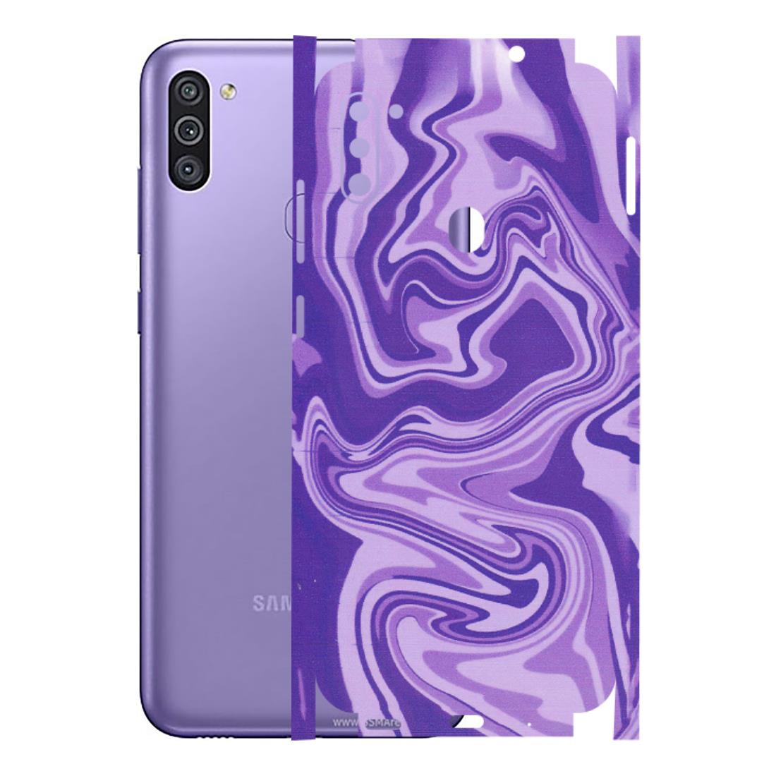 Samsung M/F/Note/Flip and C Phone Skins (All Models) - Hazy Purple Nights - Matte Finish (M-14) Samsung Galaxy M11