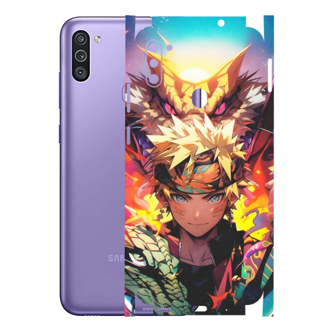 Samsung M/F/Note/Flip and C Phone Skins (All Models) - Angry Naruto Anime - Matte Finish (M-148) Samsung Galaxy M11