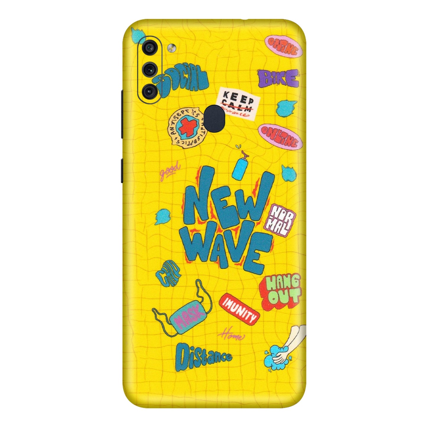 Samsung M/F/Note/Flip and C Phone Skins (All Models) - New Wave Life - Matte Finish (M-17) Samsung Galaxy M11