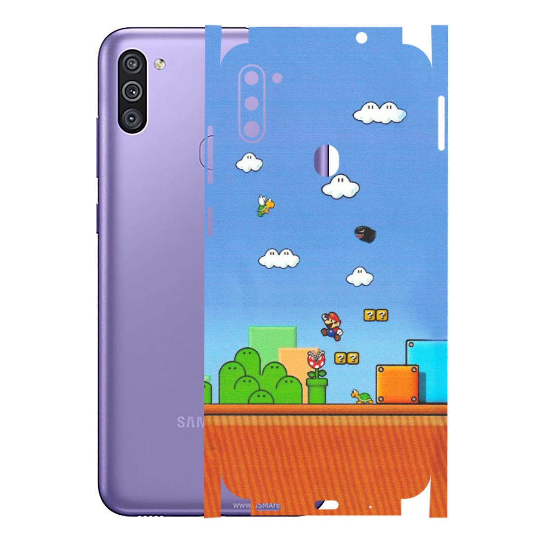 Samsung M/F/Note/Flip and C Phone Skins (All Models) - Mario Game Scene - Matte Finish (M-24) Samsung Galaxy M11