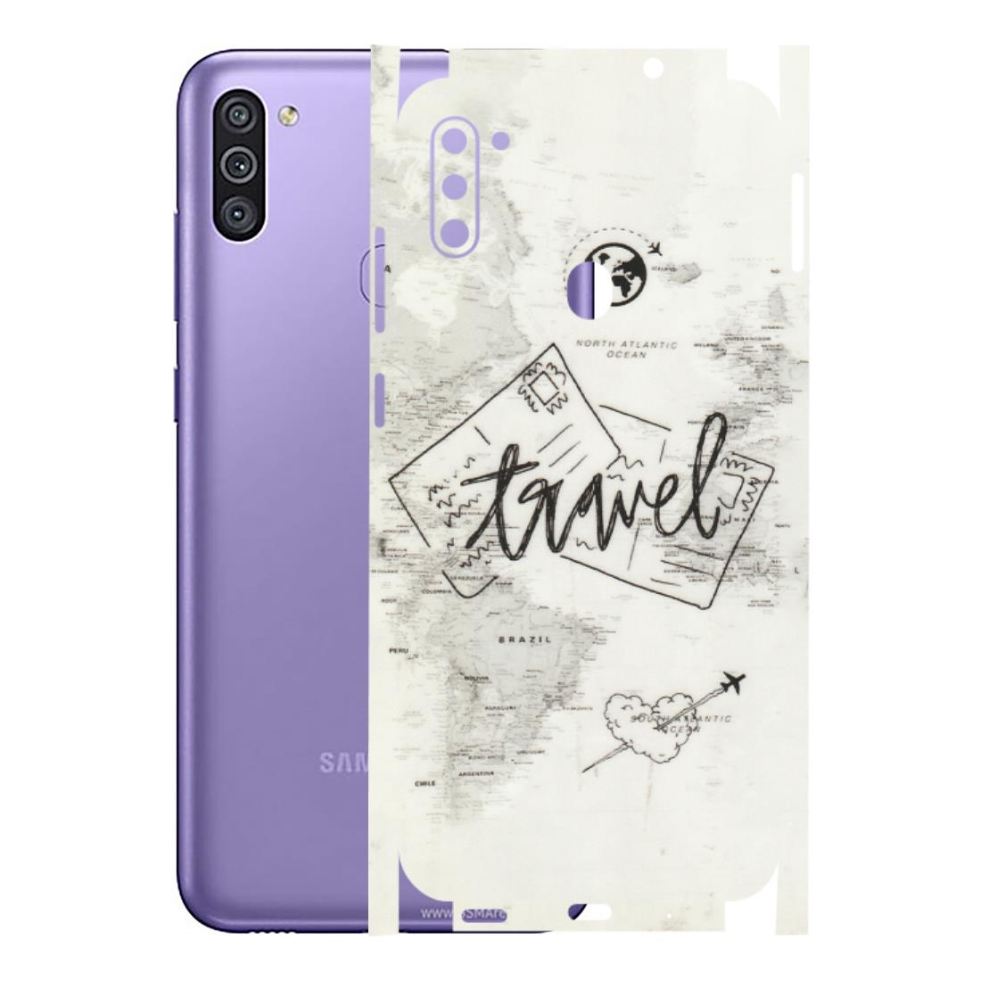 Samsung M/F/Note/Flip and C Phone Skins (All Models) - Travel Ticket - Transparent Finish (T-06) Samsung Galaxy M11