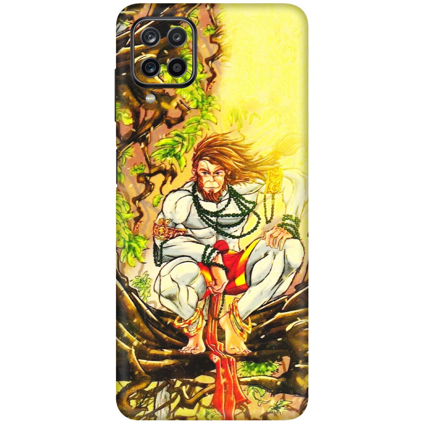 Samsung M/F/Note/Flip and C Phone Skins (All Models) - Lord Hanuman - 3D Embossed Finish (L-152) Samsung Galaxy M12