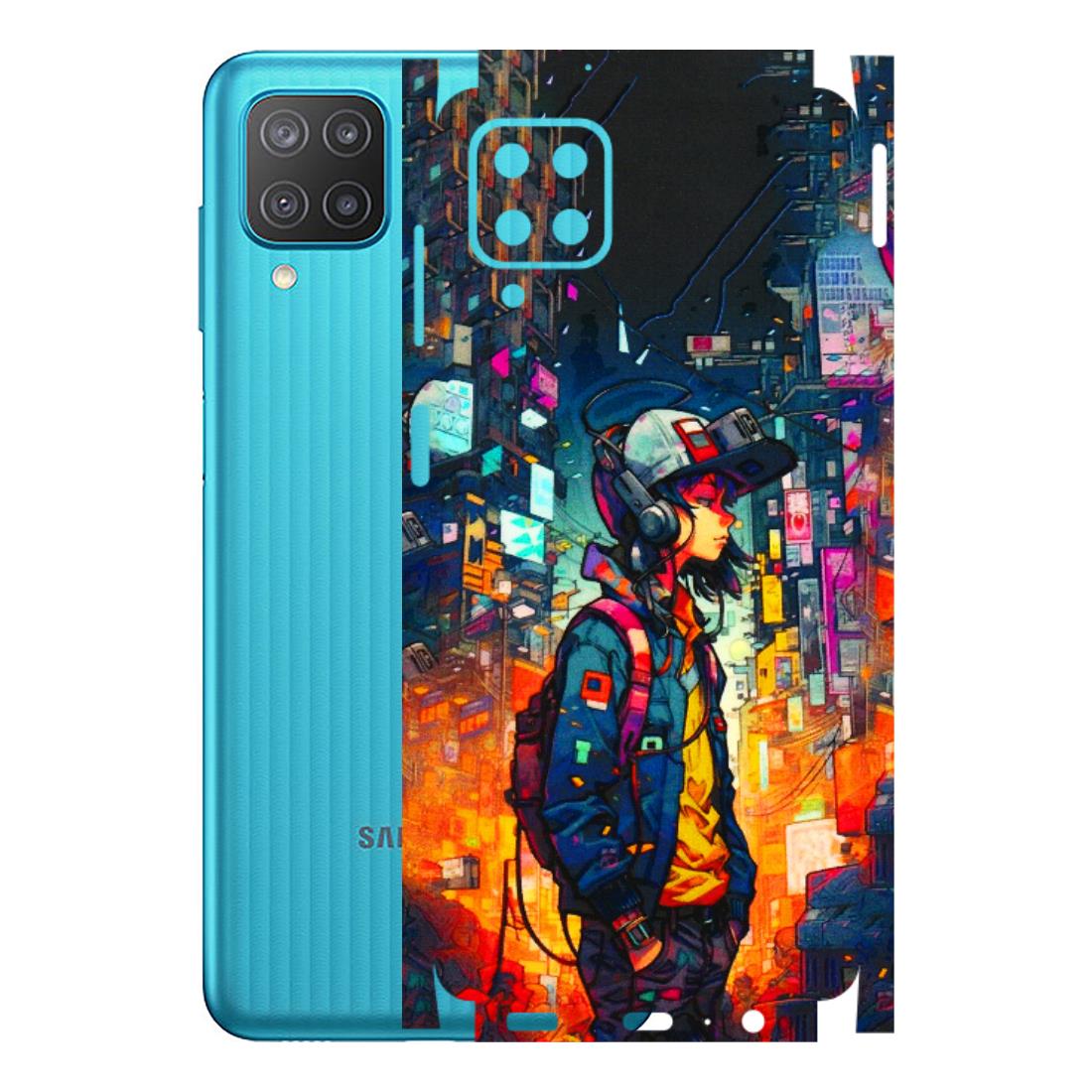 Samsung M/F/Note/Flip and C Phone Skins (All Models) - Street Anime Guy - 3D Embossed Finish (L-158) Samsung Galaxy M12