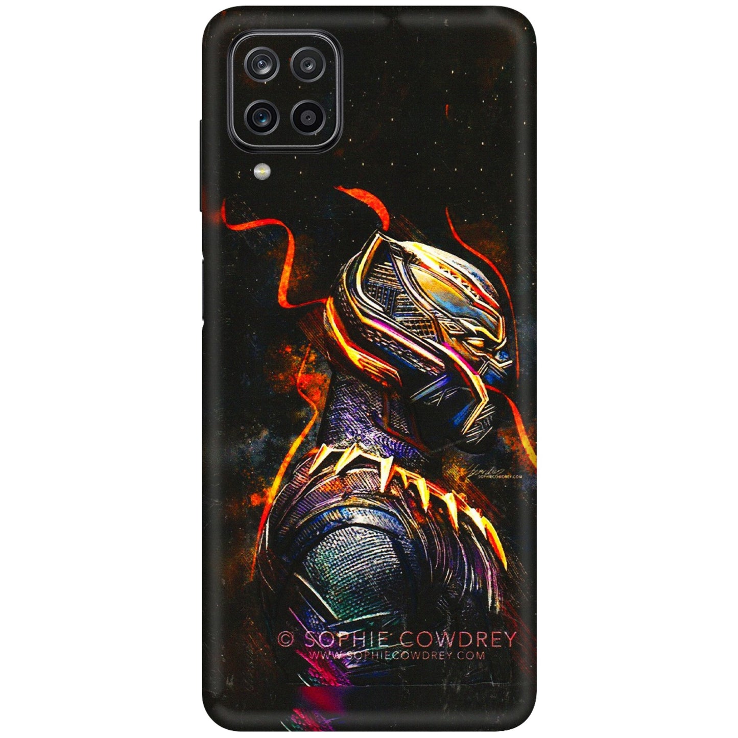 Samsung M/F/Note/Flip and C Phone Skins (All Models) - Black Panther - 3D Embossed Finish (L-190) Samsung Galaxy M12