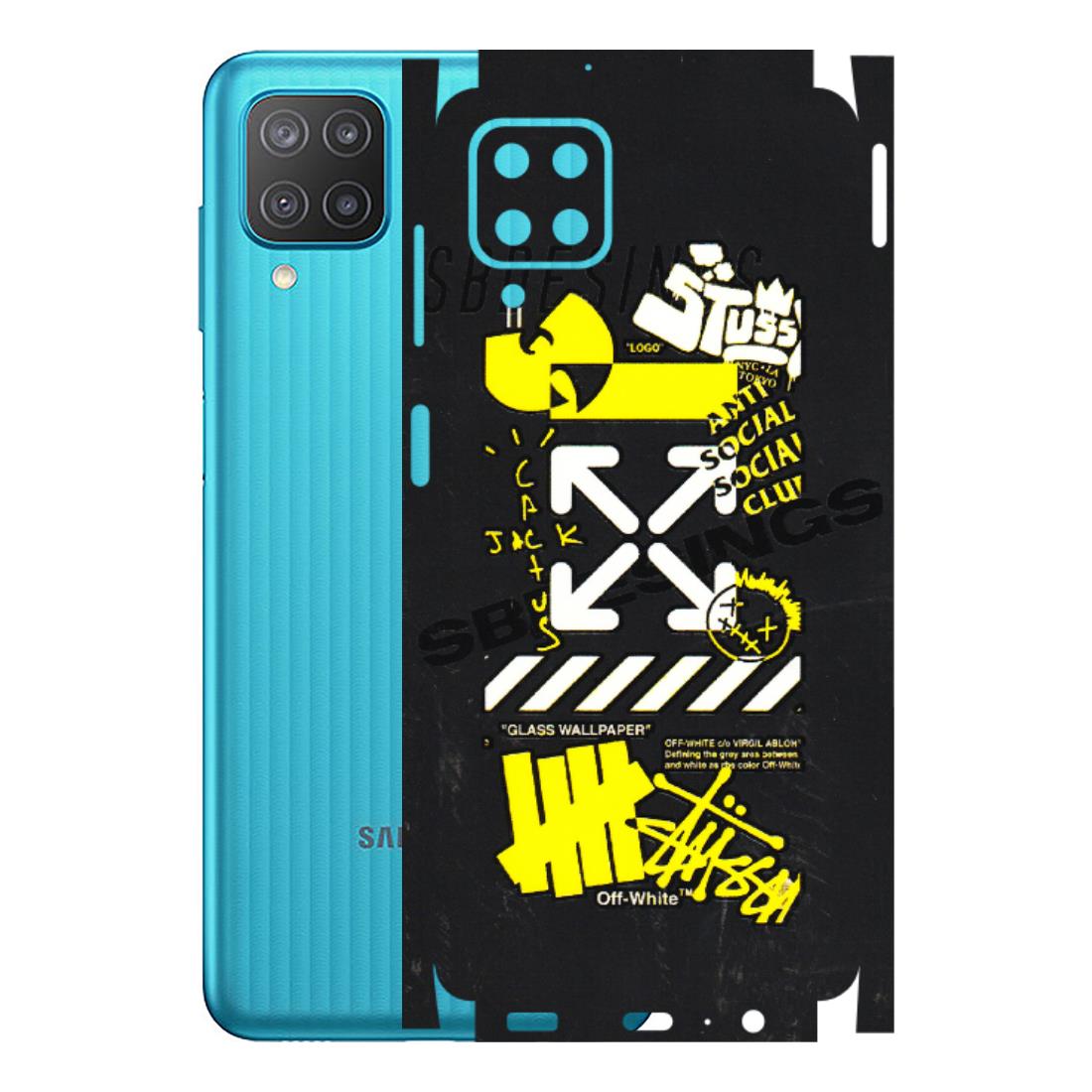Samsung M/F/Note/Flip and C Phone Skins (All Models) - Anti Social Graffiti - 3D Embossed Finish (L-198) Samsung Galaxy M12