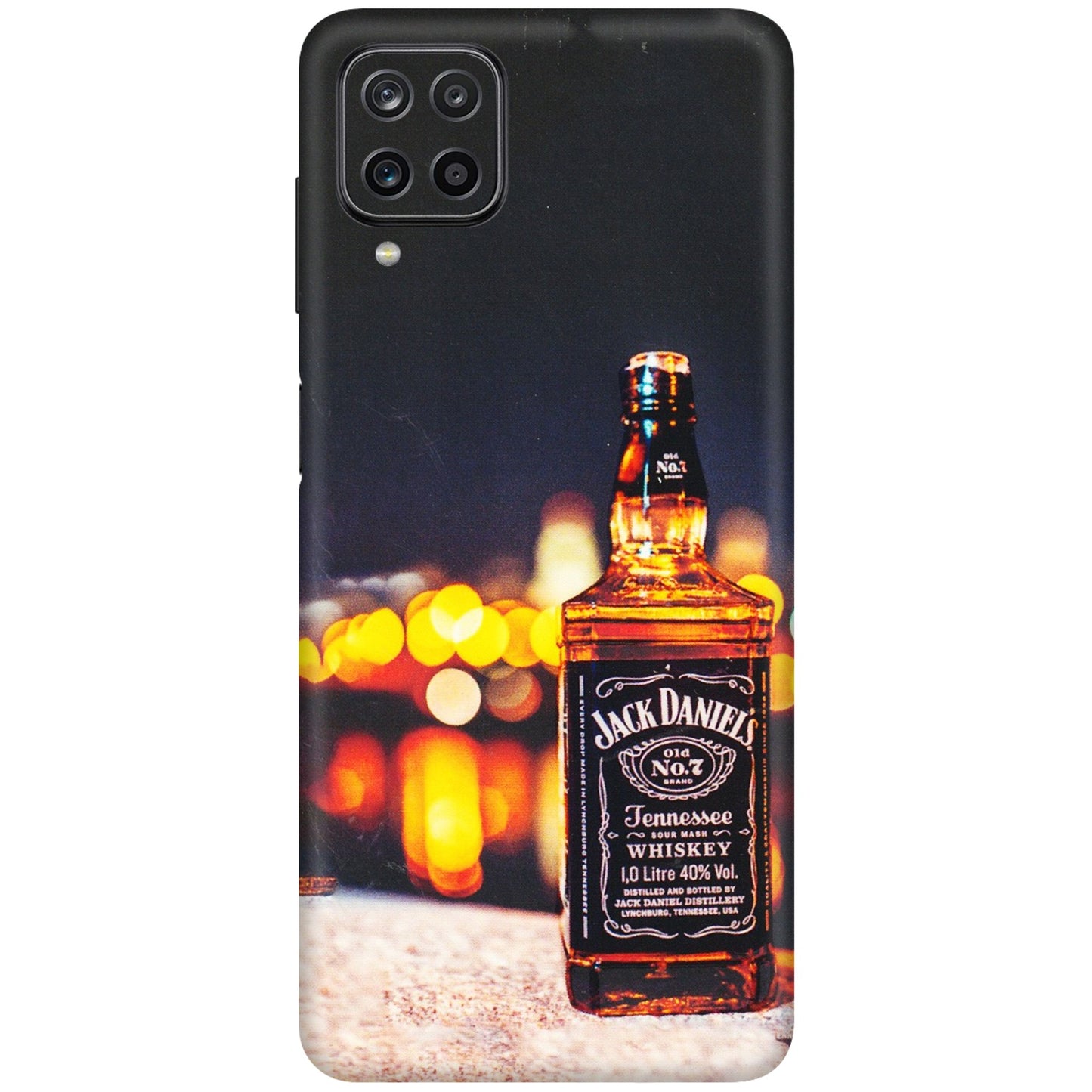 Samsung M/F/Note/Flip and C Phone Skins (All Models) - JD Whiskey Bottle - 3D Embossed Finish (L-20) Samsung Galaxy M12