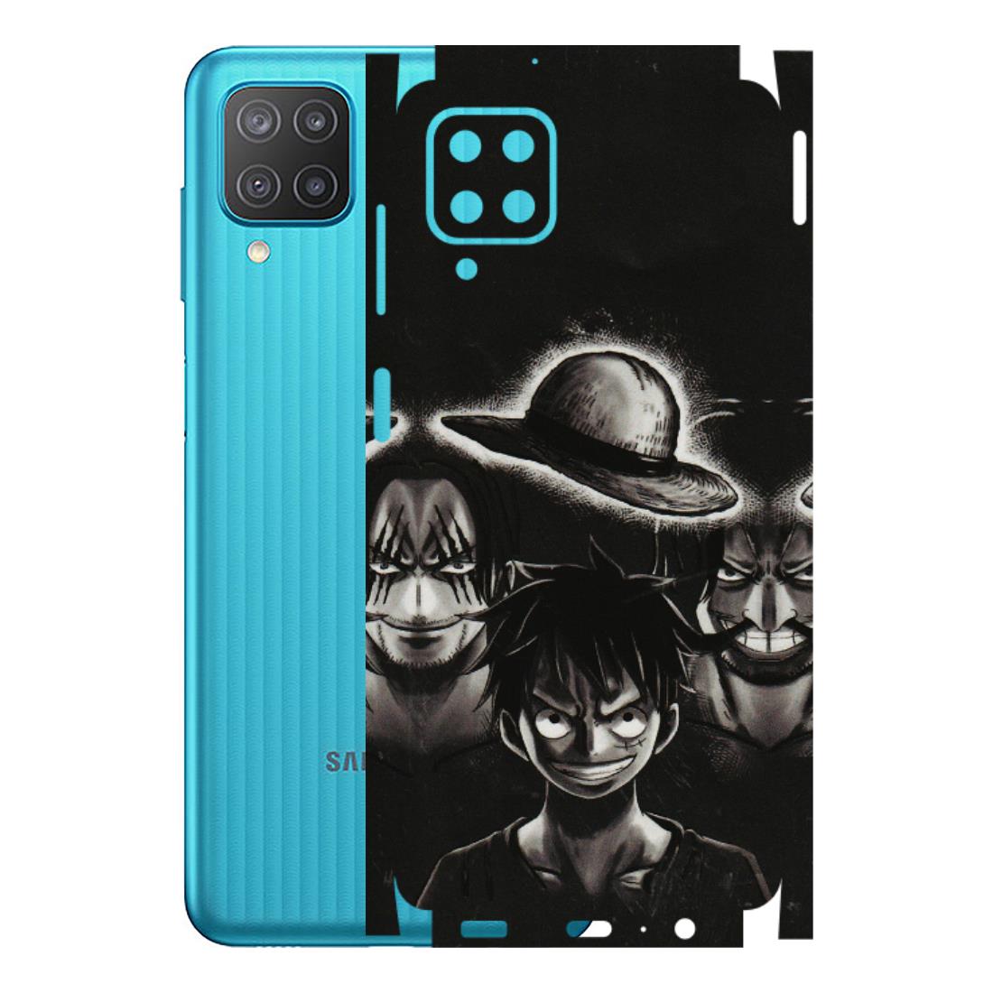 Samsung M/F/Note/Flip and C Phone Skins (All Models) - Black Luffy Hat - 3D Embossed Finish (L-57) Samsung Galaxy M12