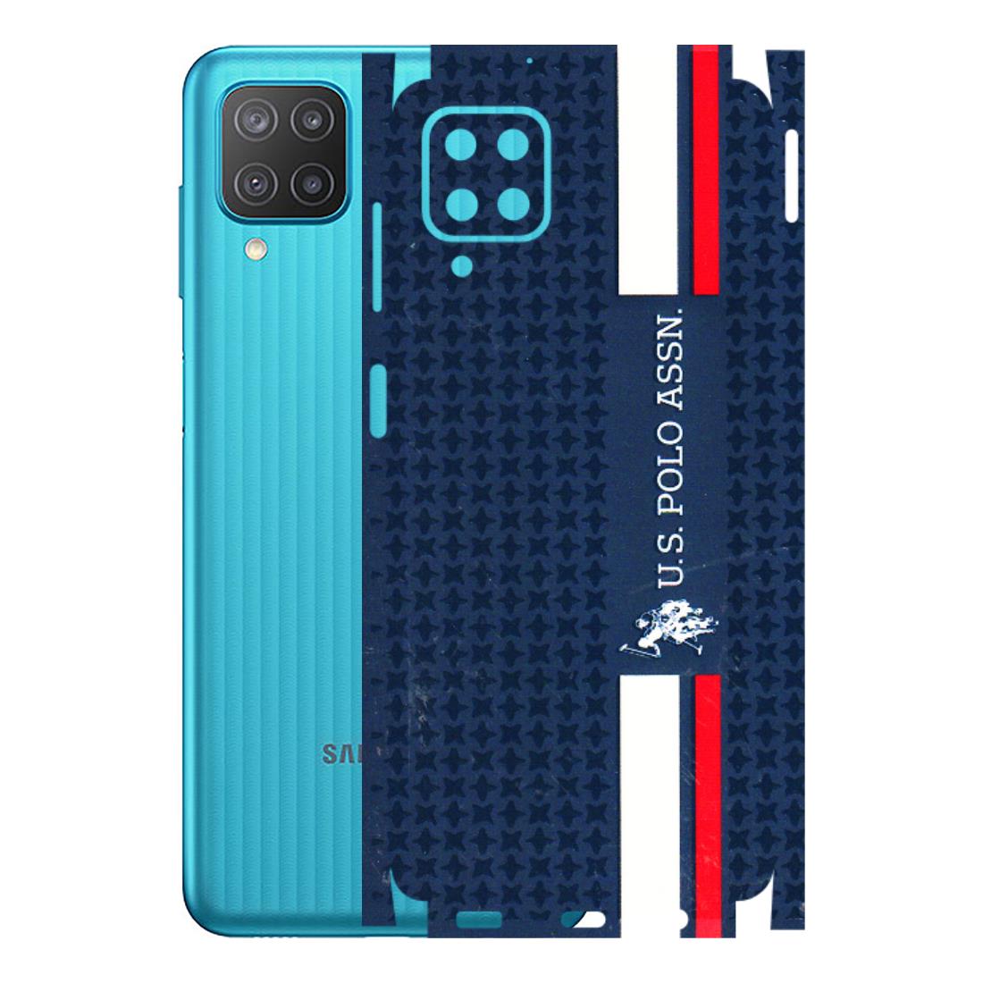 Samsung M/F/Note/Flip and C Phone Skins (All Models) - US POLO Designer Brand - 3D Embossed Finish (L-65) Samsung Galaxy M12
