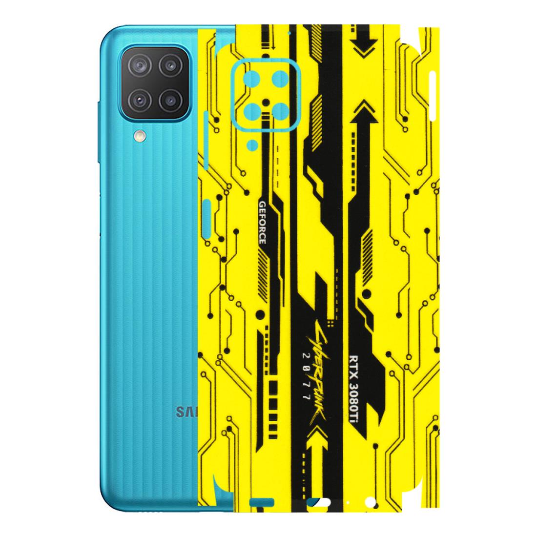 Samsung M/F/Note/Flip and C Phone Skins (All Models) - Yellow Cyberpunk - 3D Embossed Finish (L-93) Samsung Galaxy M12
