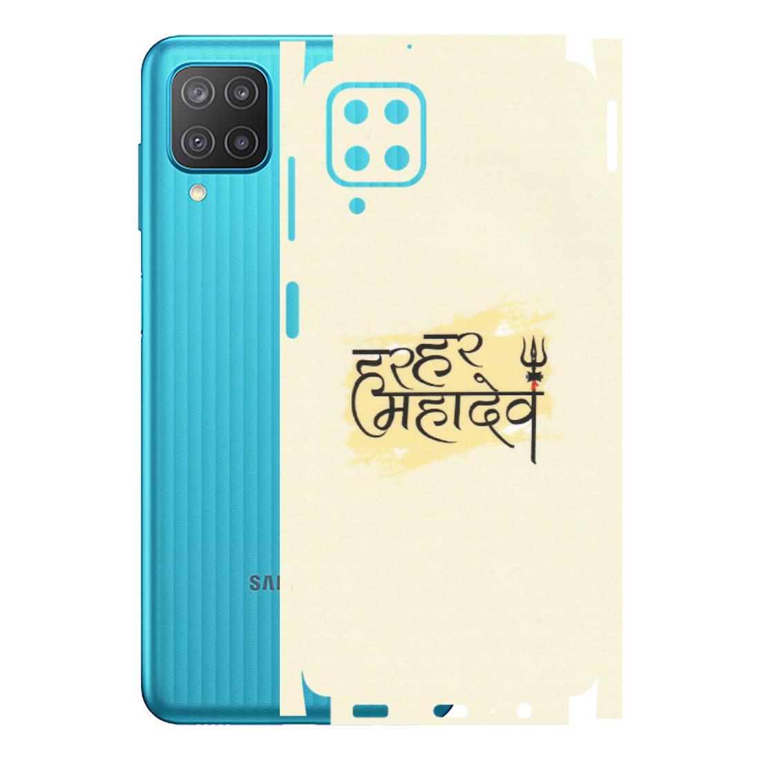 Samsung M/F/Note/Flip and C Phone Skins (All Models) - Har Har Mahadev - Matte Finish (M-10) Samsung Galaxy M12