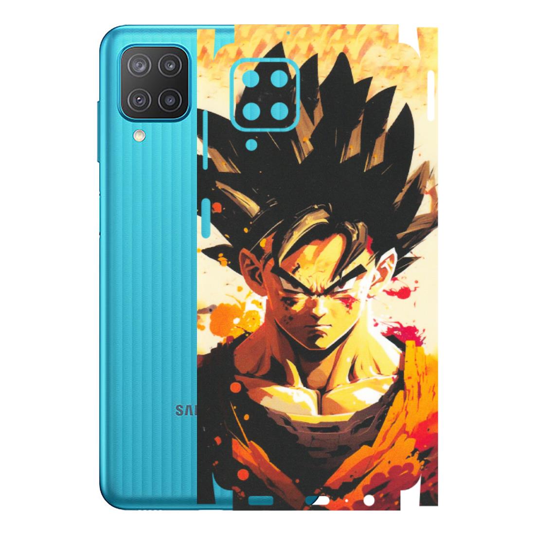 Samsung M/F/Note/Flip and C Phone Skins (All Models) - Angry Goku - Matte Finish (M-12) Samsung Galaxy M12