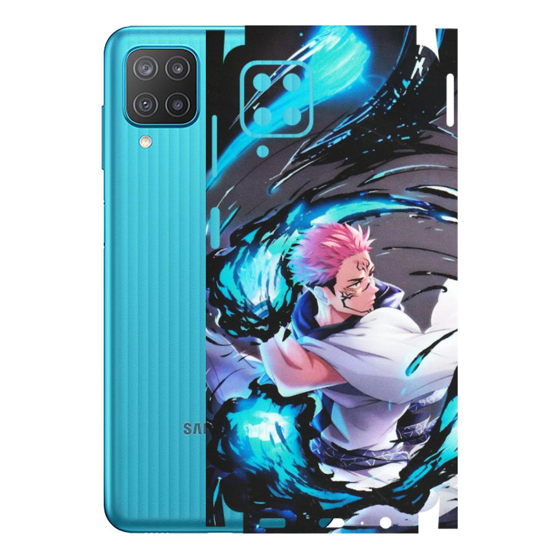 Samsung M/F/Note/Flip and C Phone Skins (All Models) - New Jujutsu Kaisen Grey Blue Anime - Matte Finish (M-127) Samsung Galaxy M12