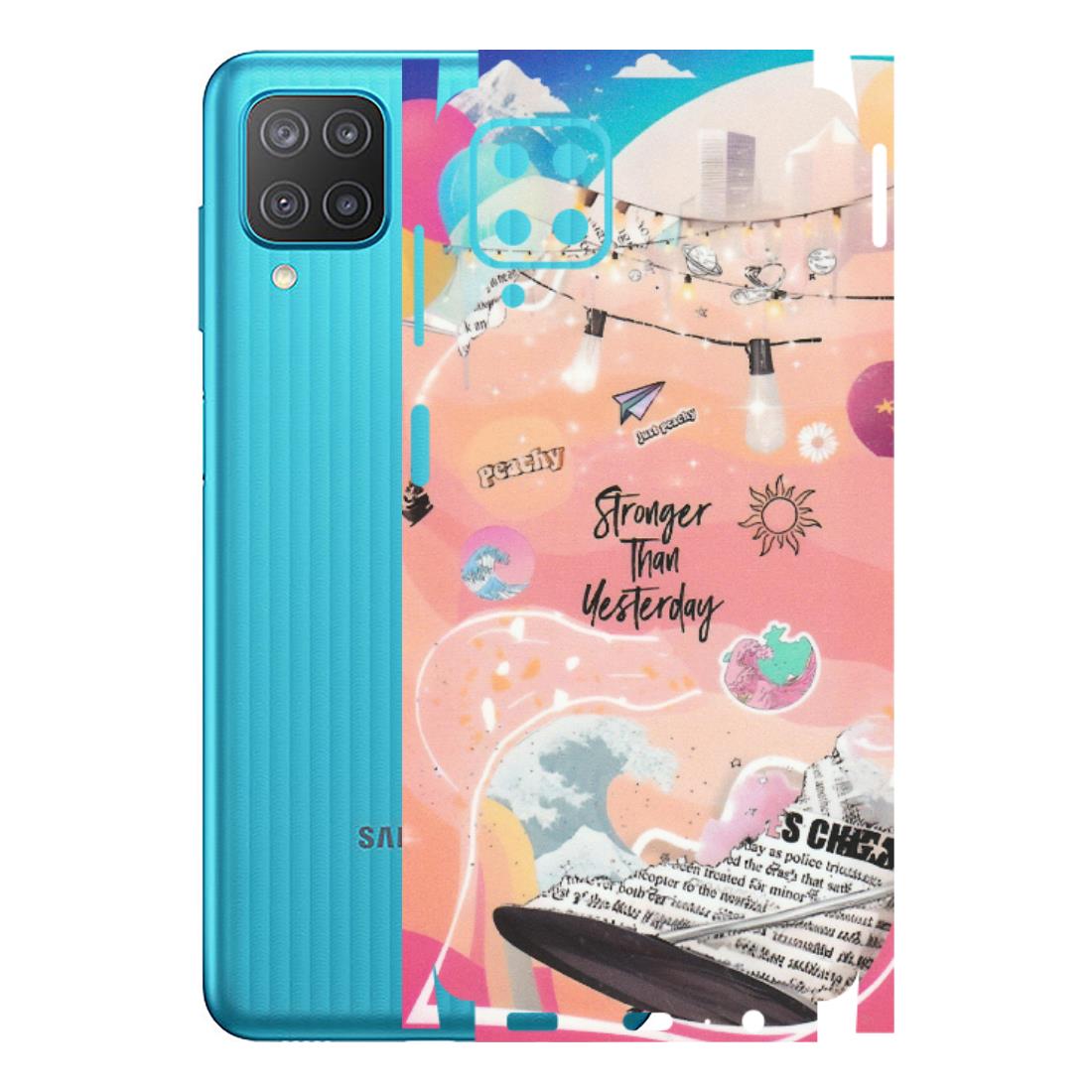 Samsung M/F/Note/Flip and C Phone Skins (All Models) - Stronger Then Yesterday - Matte Finish (M-128) Samsung Galaxy M12