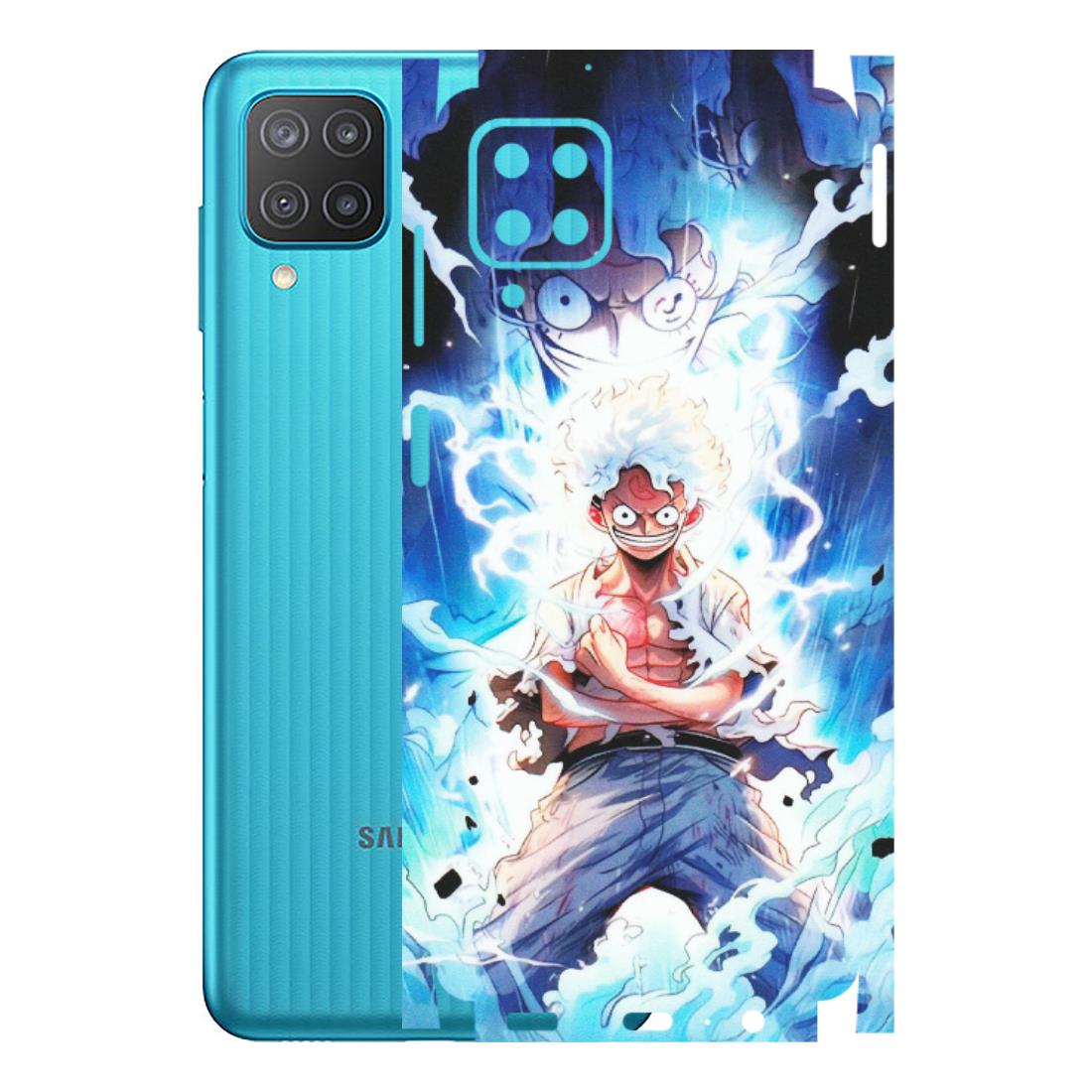 Samsung M/F/Note/Flip and C Phone Skins (All Models) - Blue Thunder Luffy Anime - Matte Finish (M-132) Samsung Galaxy M12