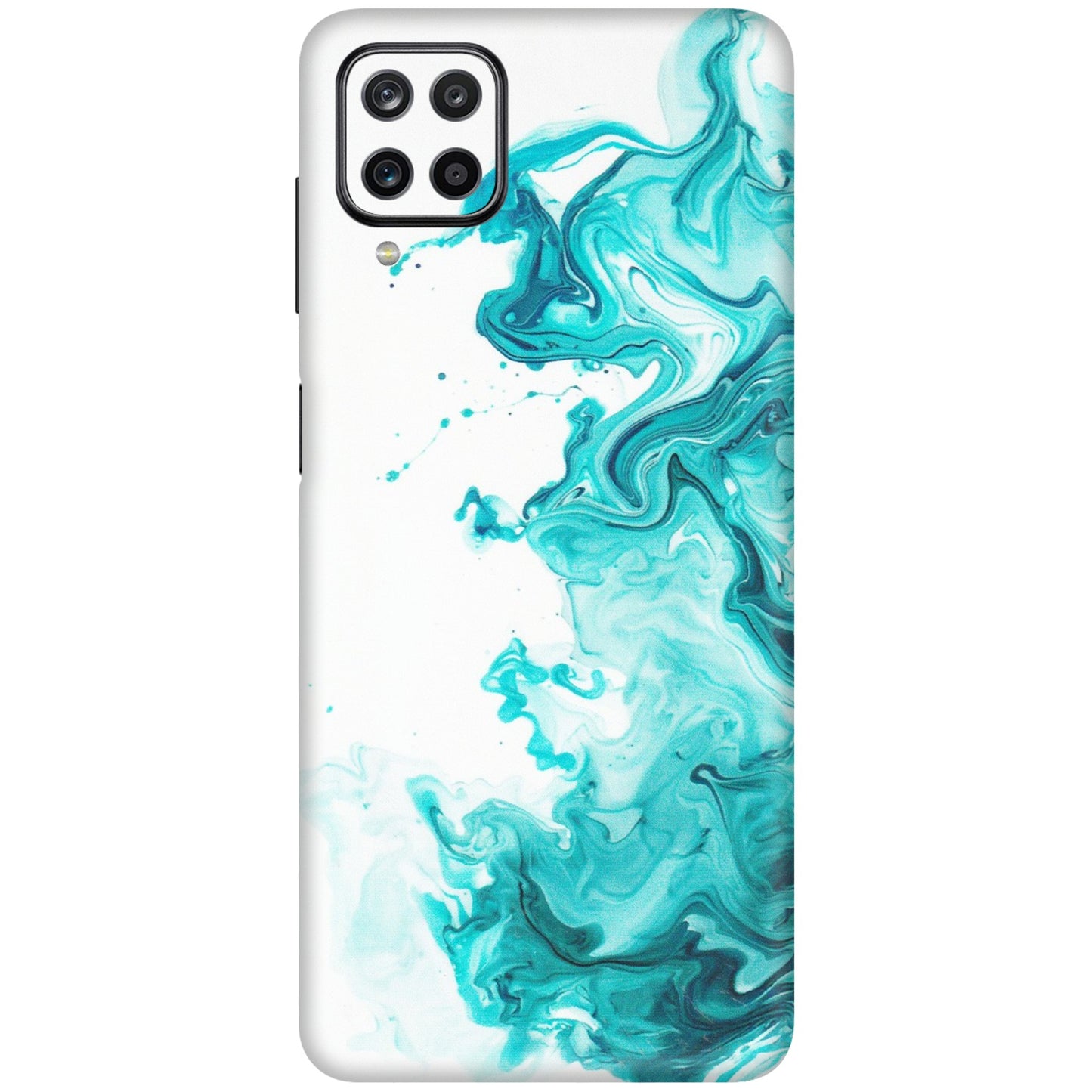 Samsung M/F/Note/Flip and C Phone Skins (All Models) - Sky Blue Abstract Colour - Matte Finish (M-146) Samsung Galaxy M12