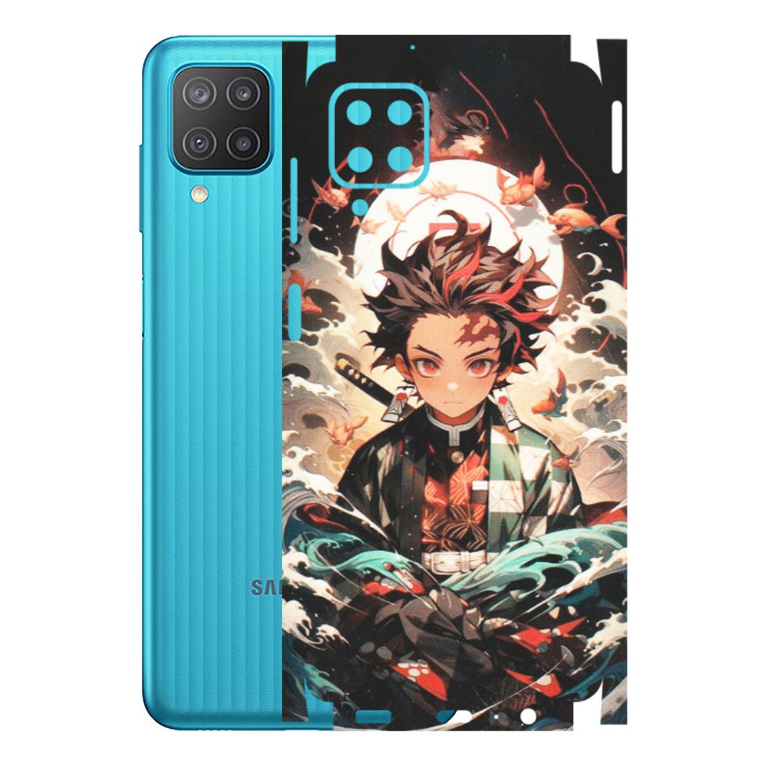 Samsung M/F/Note/Flip and C Phone Skins (All Models) - Tanjiro Demon Slayer Anime - Matte Finish (M-158) Samsung Galaxy M12