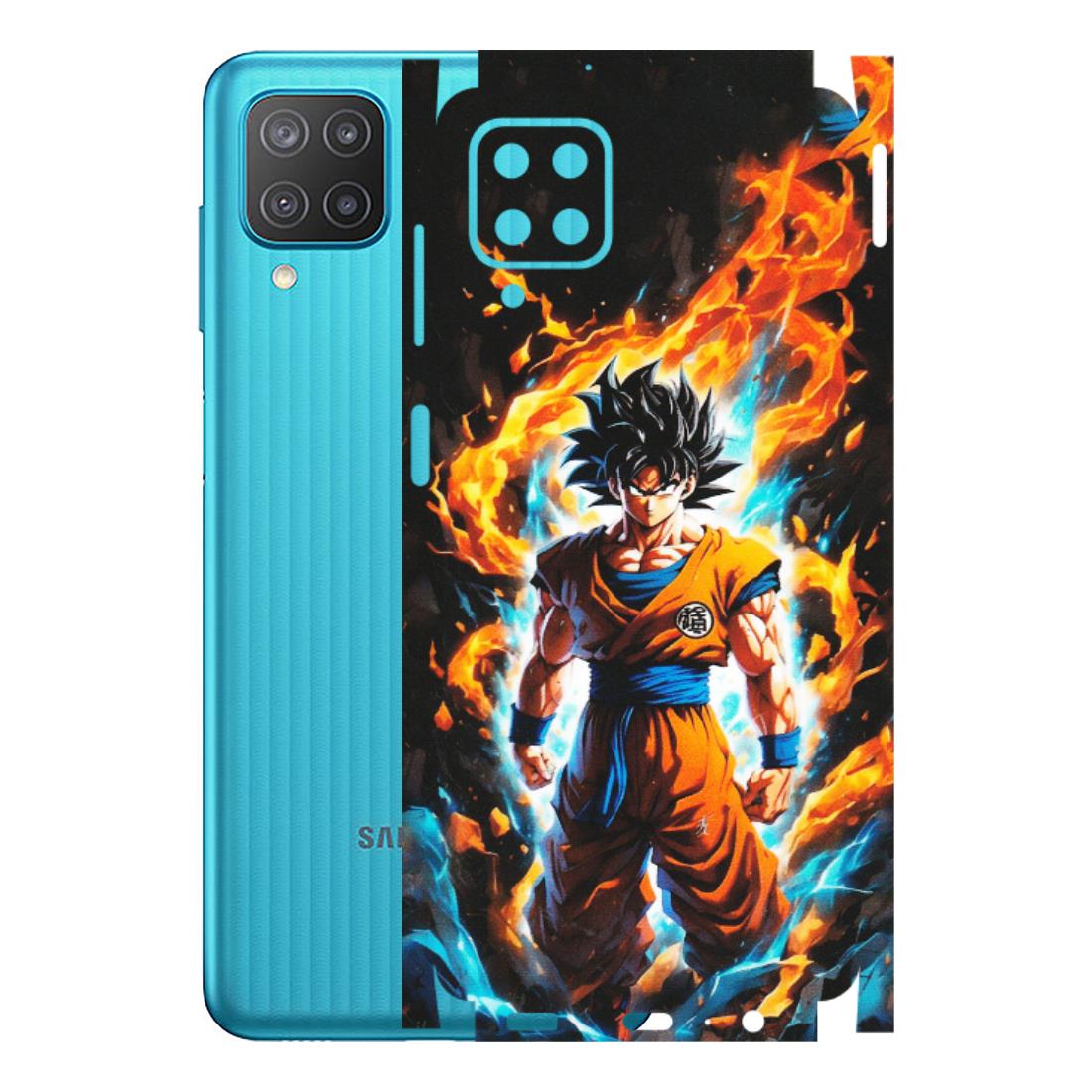 Samsung M/F/Note/Flip and C Phone Skins (All Models) - Goku Transformation Anime - Matte Finish (M-159) Samsung Galaxy M12