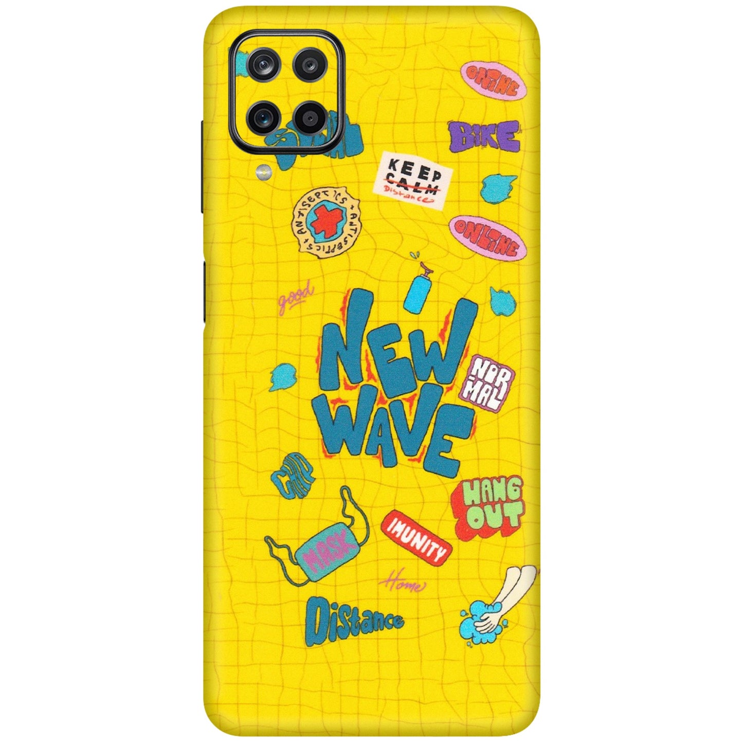 Samsung M/F/Note/Flip and C Phone Skins (All Models) - New Wave Life - Matte Finish (M-17) Samsung Galaxy M12