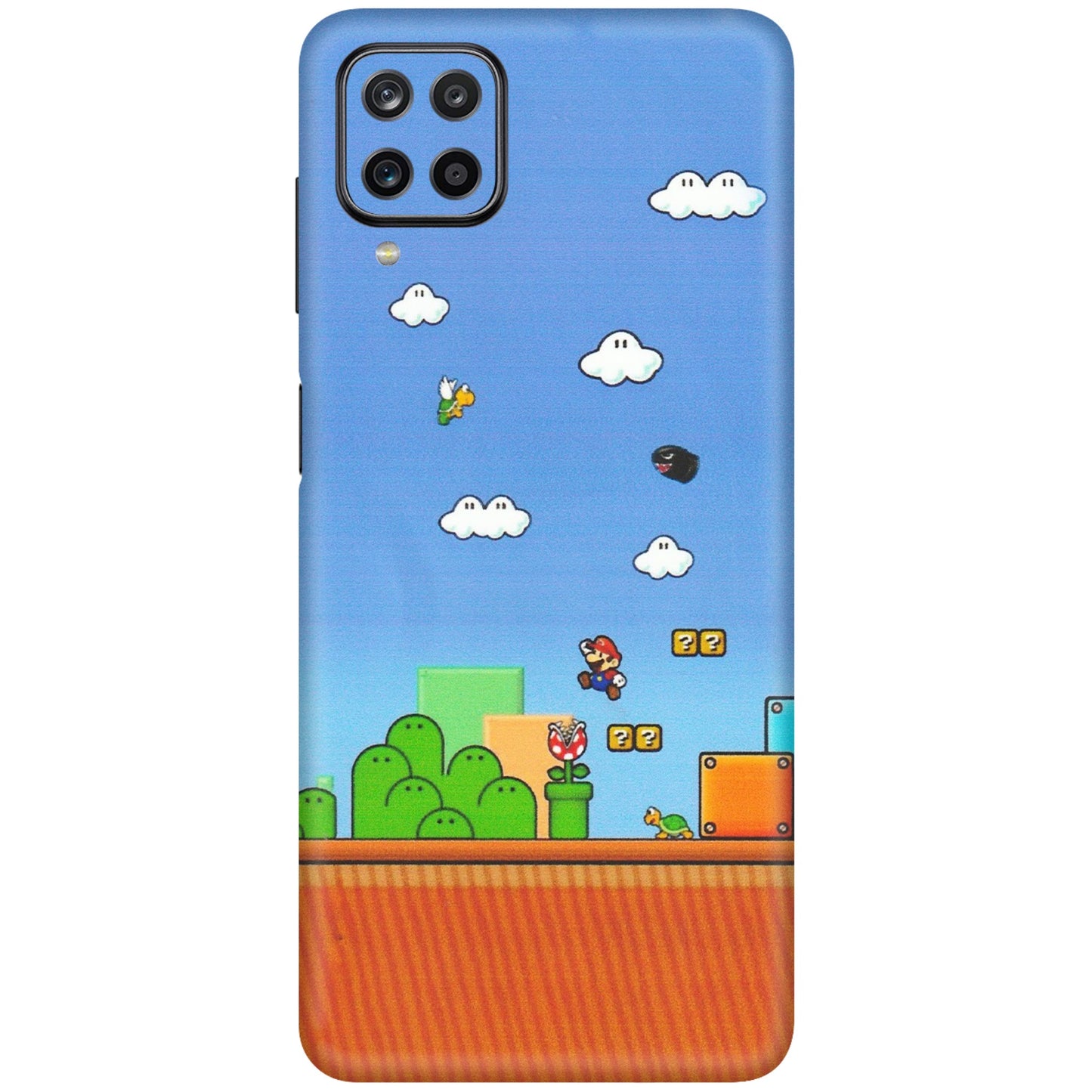 Samsung M/F/Note/Flip and C Phone Skins (All Models) - Mario Game Scene - Matte Finish (M-24) Samsung Galaxy M12