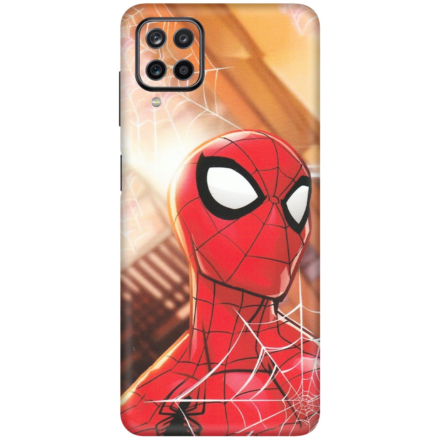 Samsung M/F/Note/Flip and C Phone Skins (All Models) - Spiderman Face New - Matte Finish (M-41) Samsung Galaxy M12