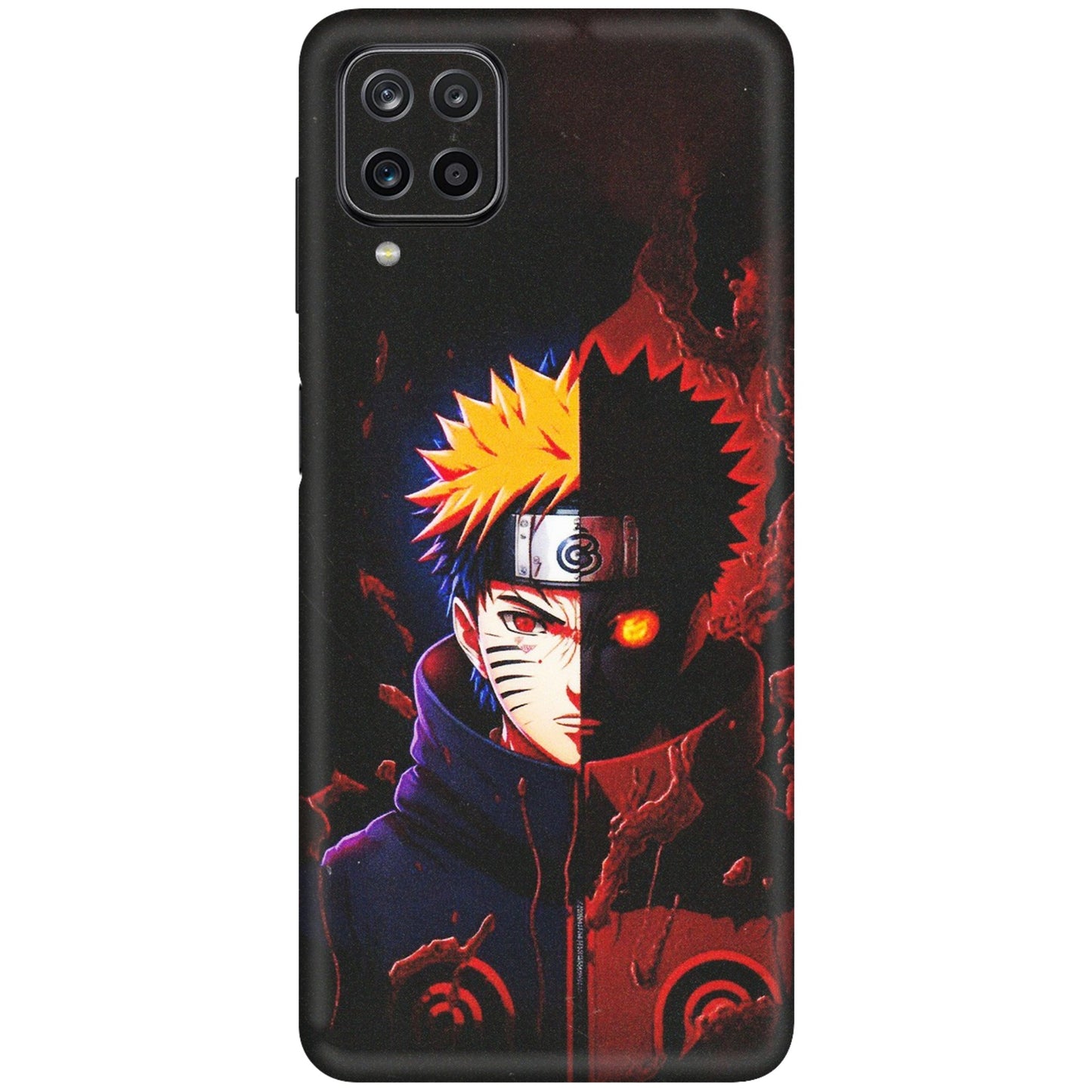 Samsung M/F/Note/Flip and C Phone Skins (All Models) - Naruto X Evil - Matte Finish (M-70) Samsung Galaxy M12