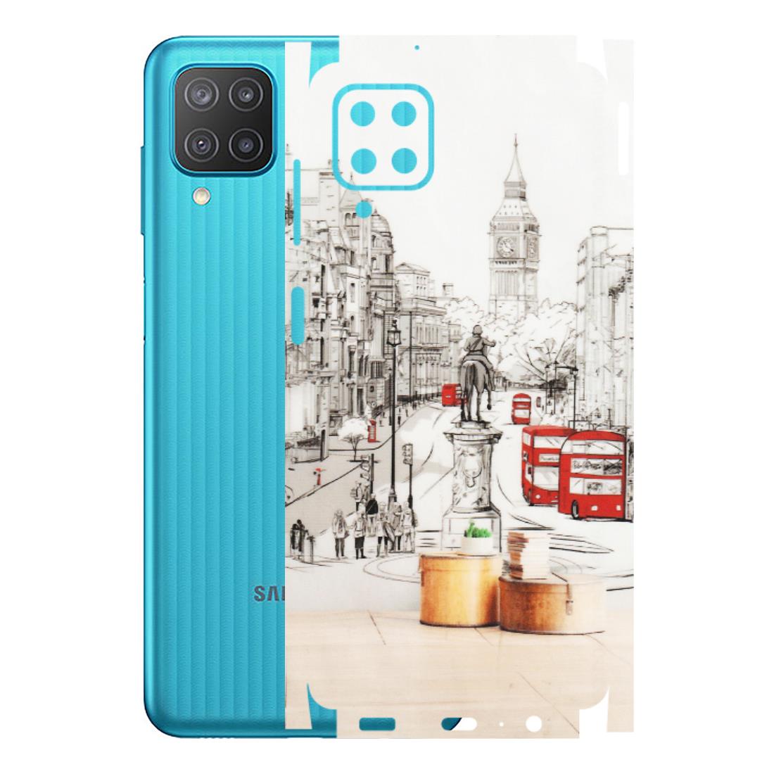 Samsung M/F/Note/Flip and C Phone Skins (All Models) - London Street - Transparent Finish (T-02) Samsung Galaxy M12