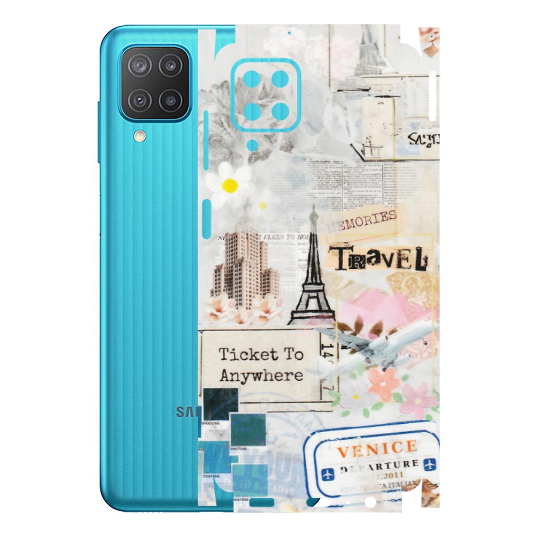 Samsung M/F/Note/Flip and C Phone Skins (All Models) - Travel Memories - Transparent Finish (T-09) Samsung Galaxy M12