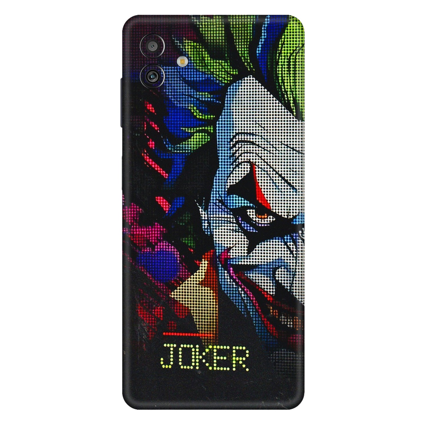 Samsung M/F/Note/Flip and C Phone Skins (All Models) - Joker Dot Matrix - 3D Embossed Finish (L-08) Samsung Galaxy M13 (5G)